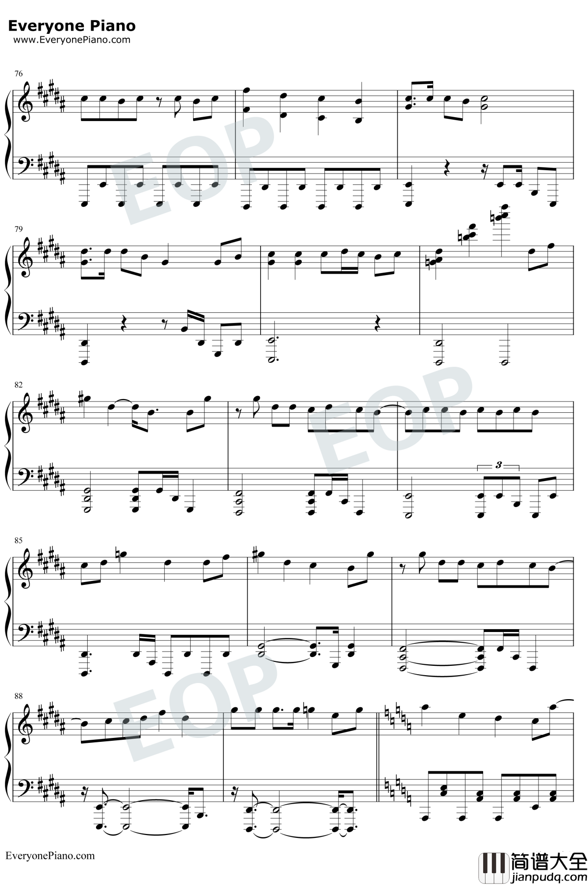 太阳系迪斯科钢琴谱_初音未来