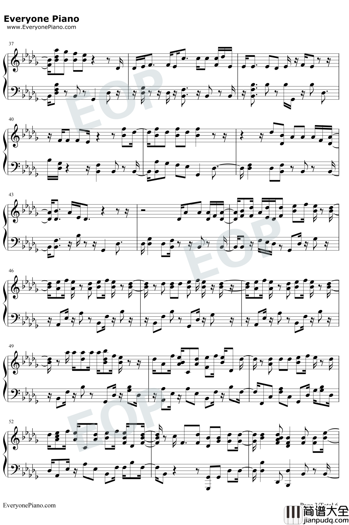 Somebody钢琴谱_The_Chainsmokers_/_Drew_Love