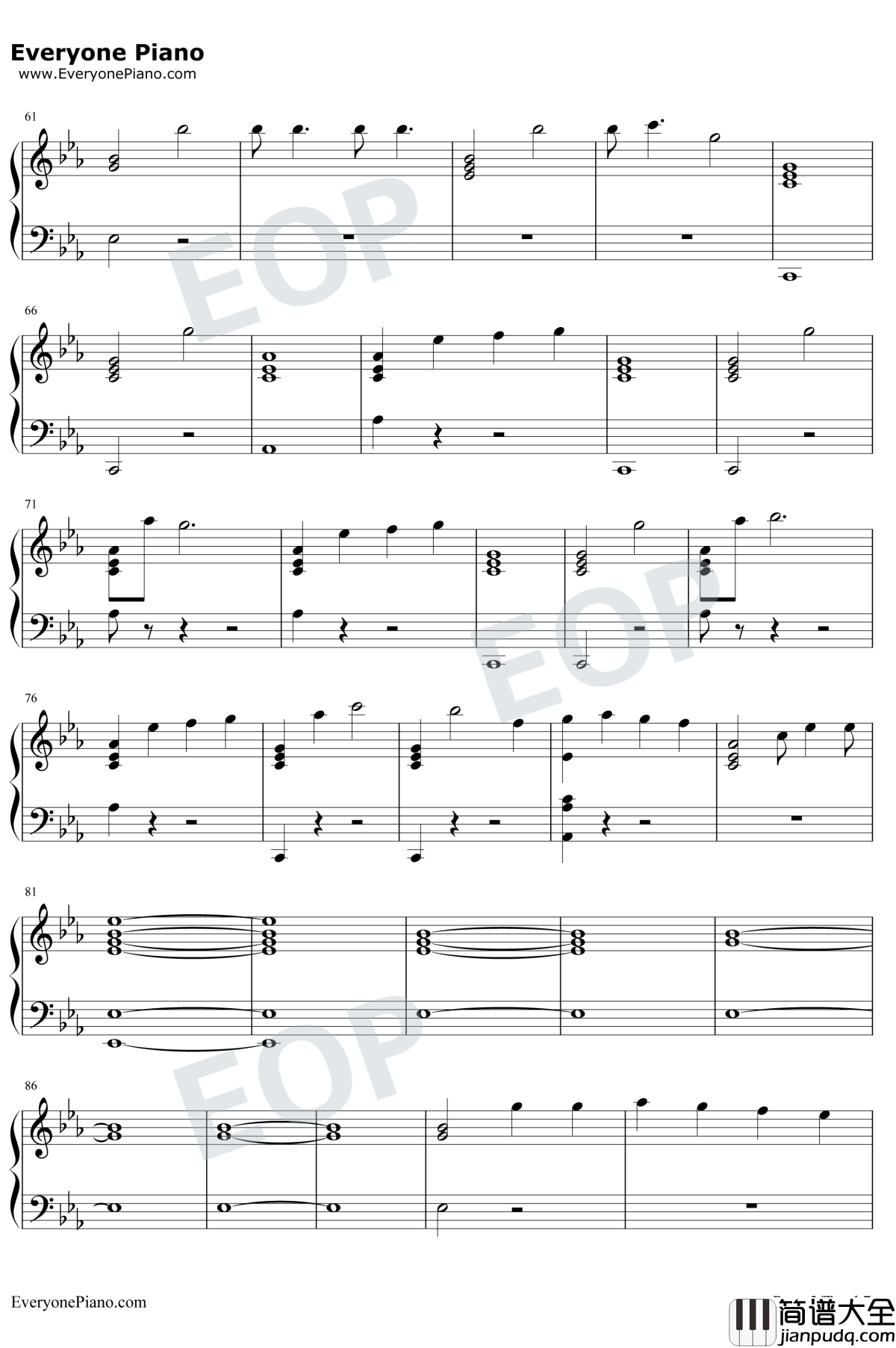 PYNK钢琴谱_Janelle_Monae