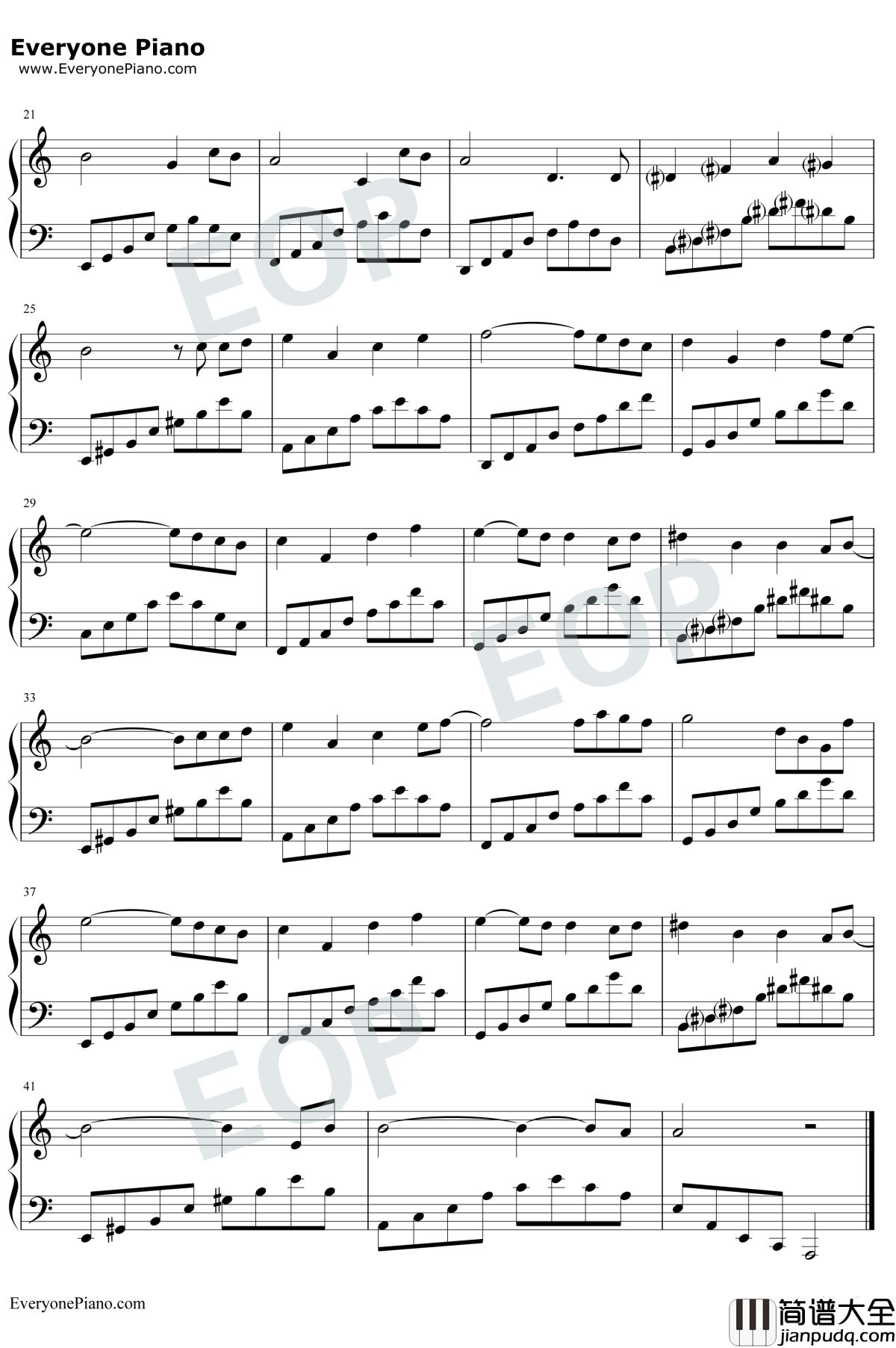 爱上鲨鱼的人鱼钢琴谱_赵冠宇/朴熙京_我的女孩原声音乐