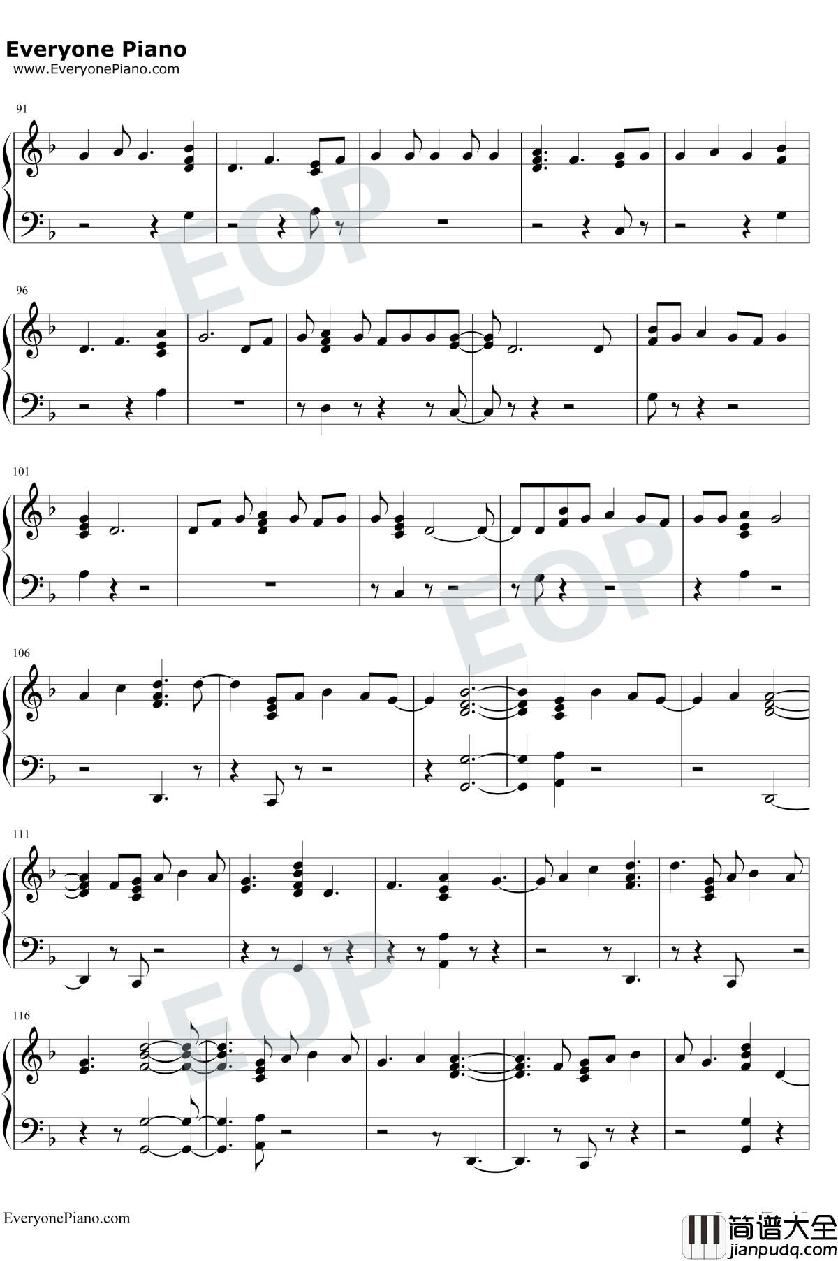 Push_Back钢琴谱_Ne_Yo_/_Bebe_Rexha_/_Stefflon_Don