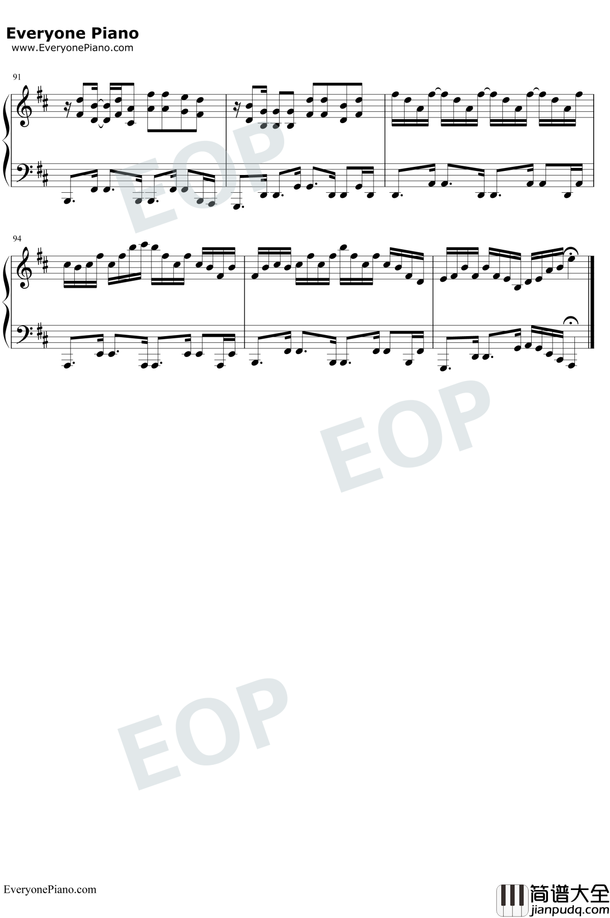 Waka_Waka钢琴谱_Shakira