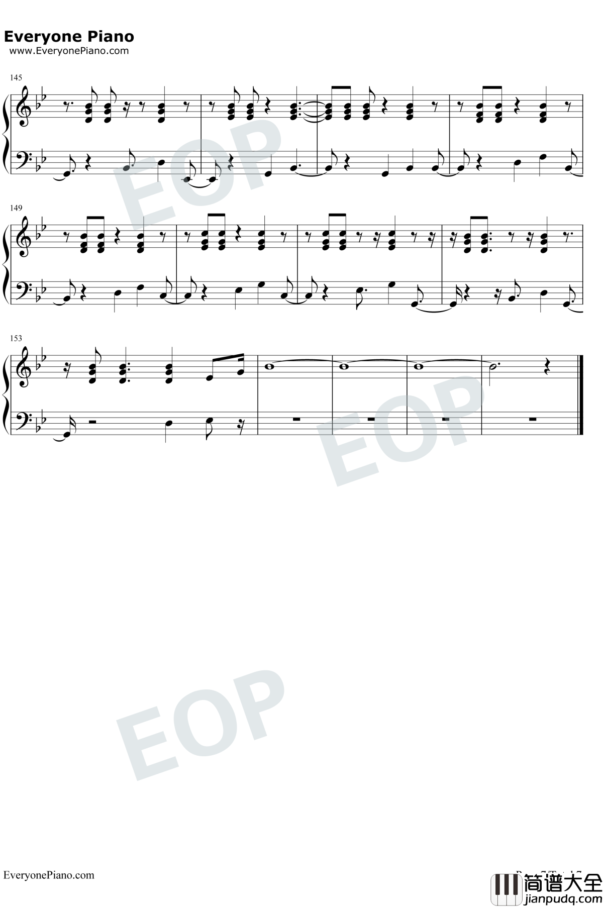 Bella钢琴谱_Wolfine