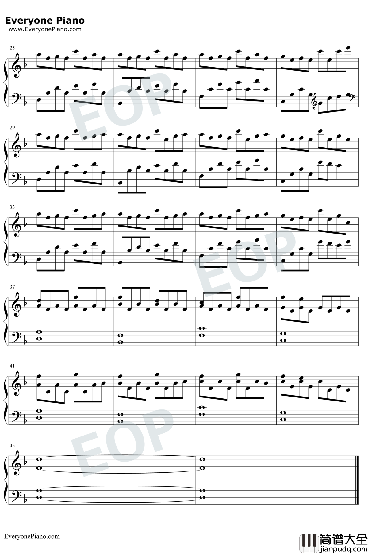 Dusk原版钢琴谱_Peter_Jeremias