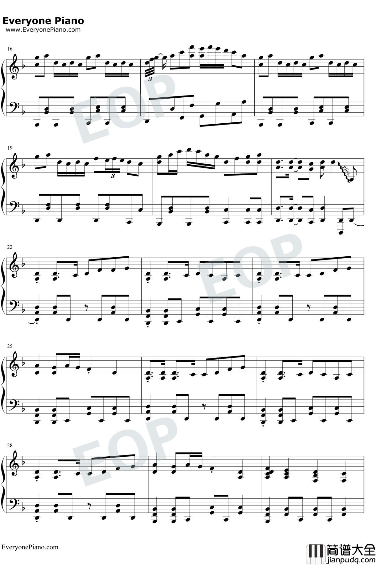 千本樱钢琴谱_初音未来_钢琴原版