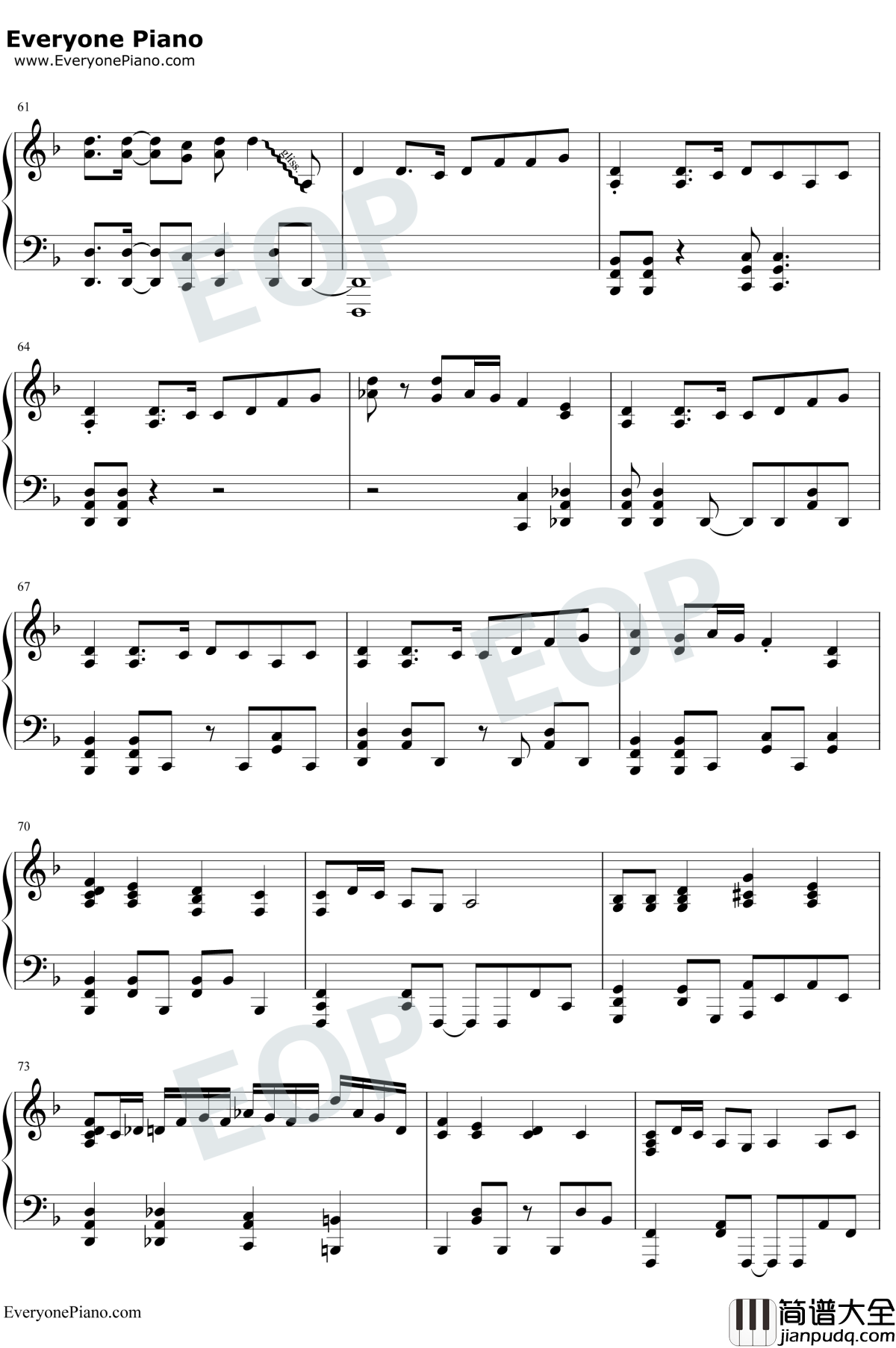 千本樱钢琴谱_初音未来_钢琴原版