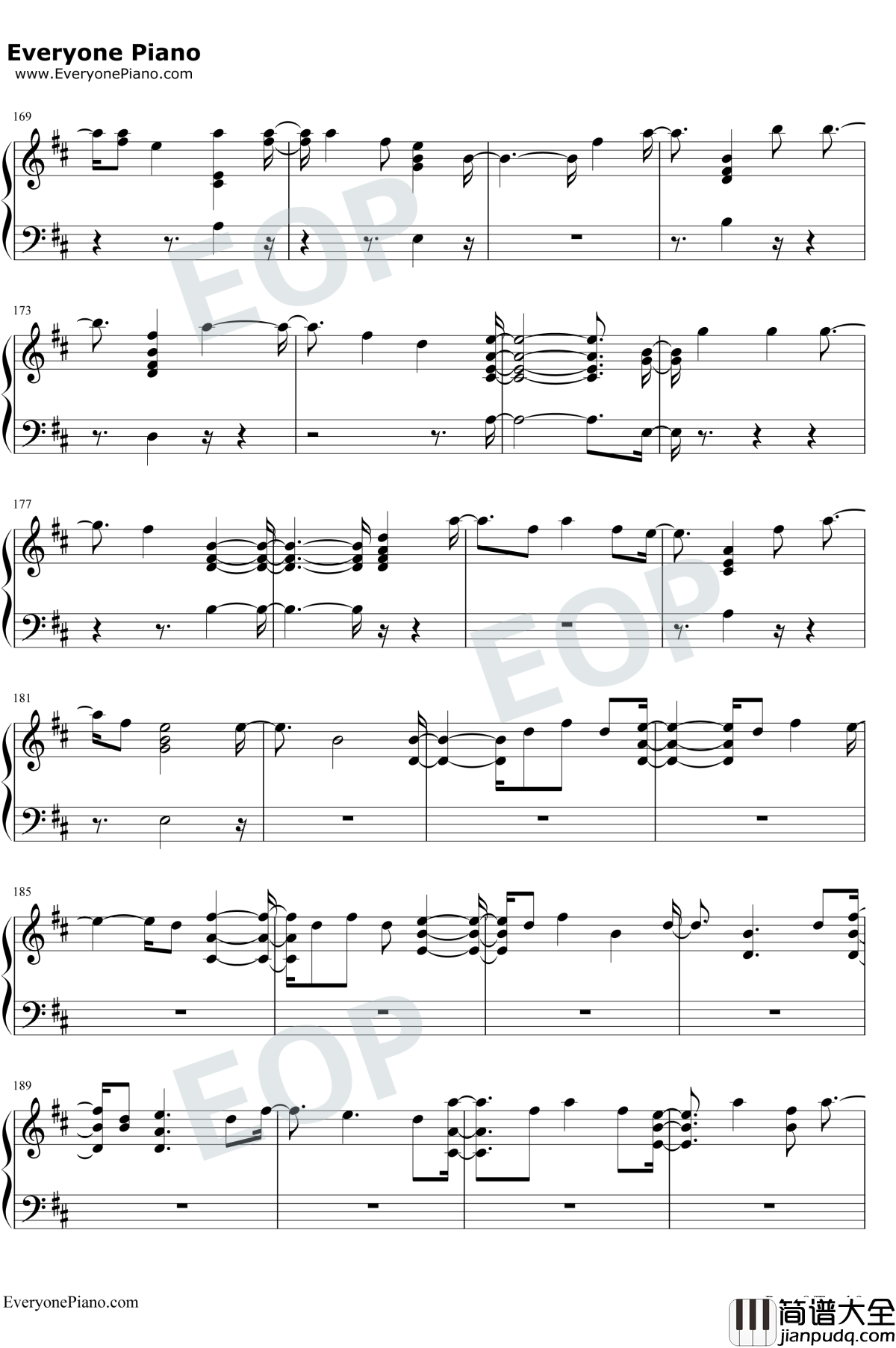 Fuego钢琴谱_Eleni_Foureira