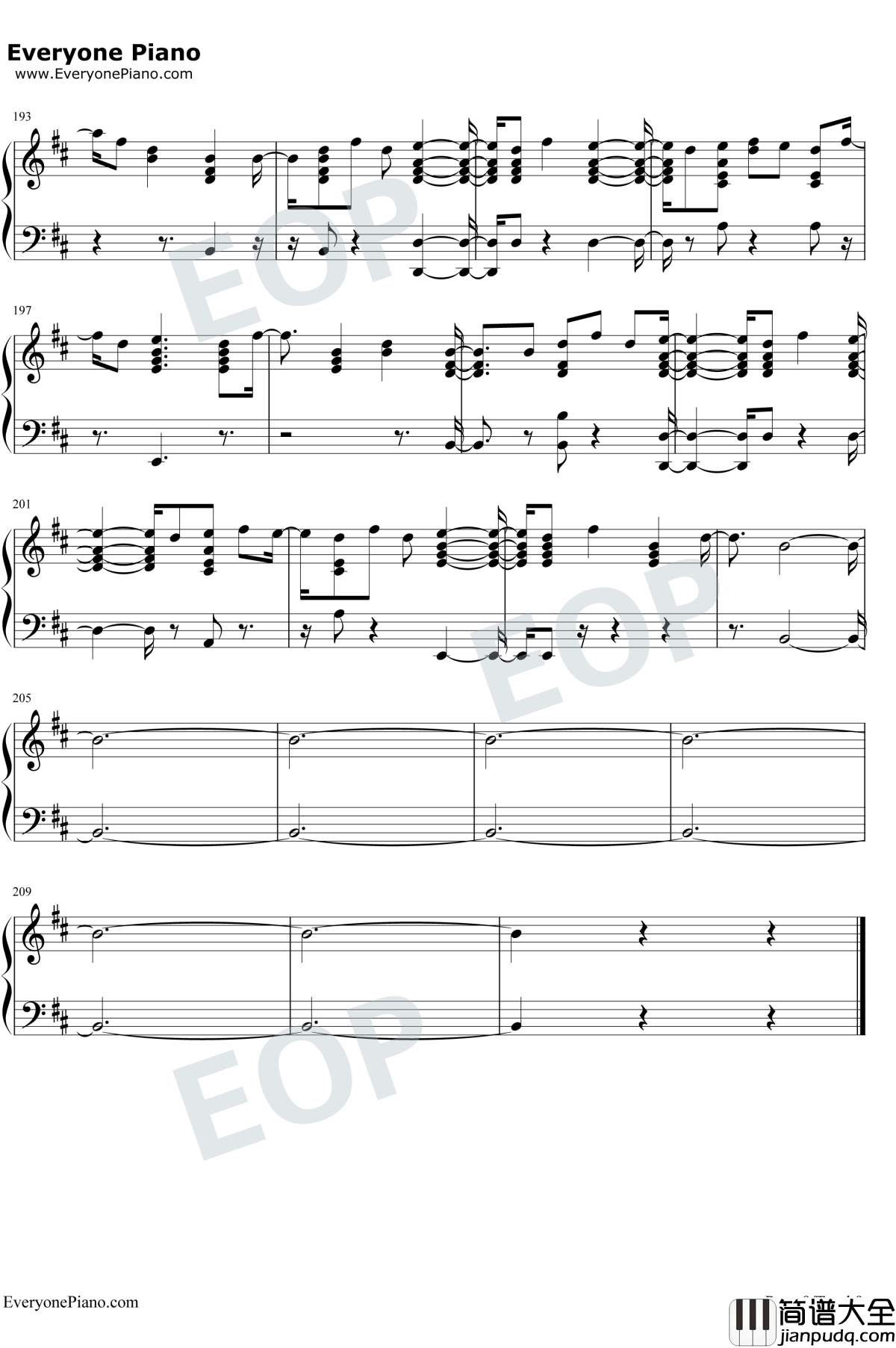 Fuego钢琴谱_Eleni_Foureira