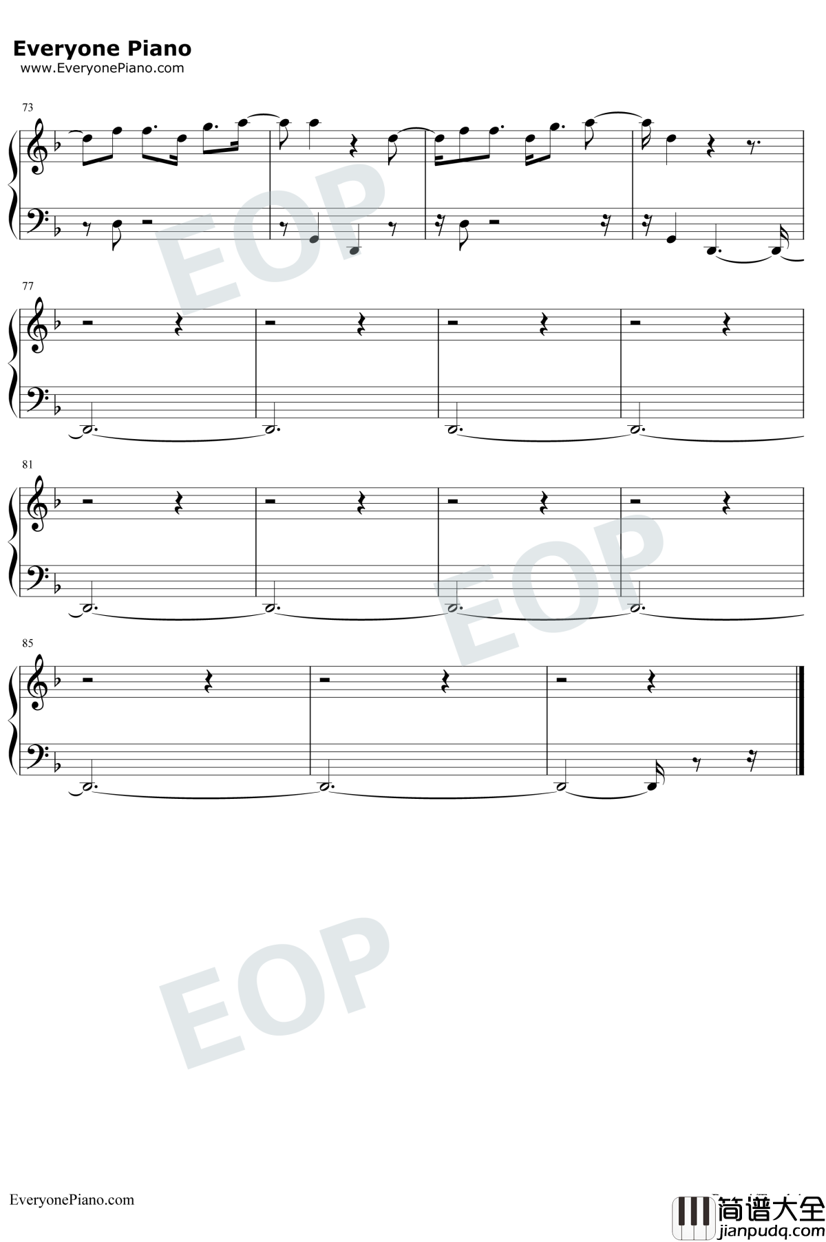 Live_It_Up钢琴谱_Nicky_Jam_/_Will_Smith_/_Era_Istrefi