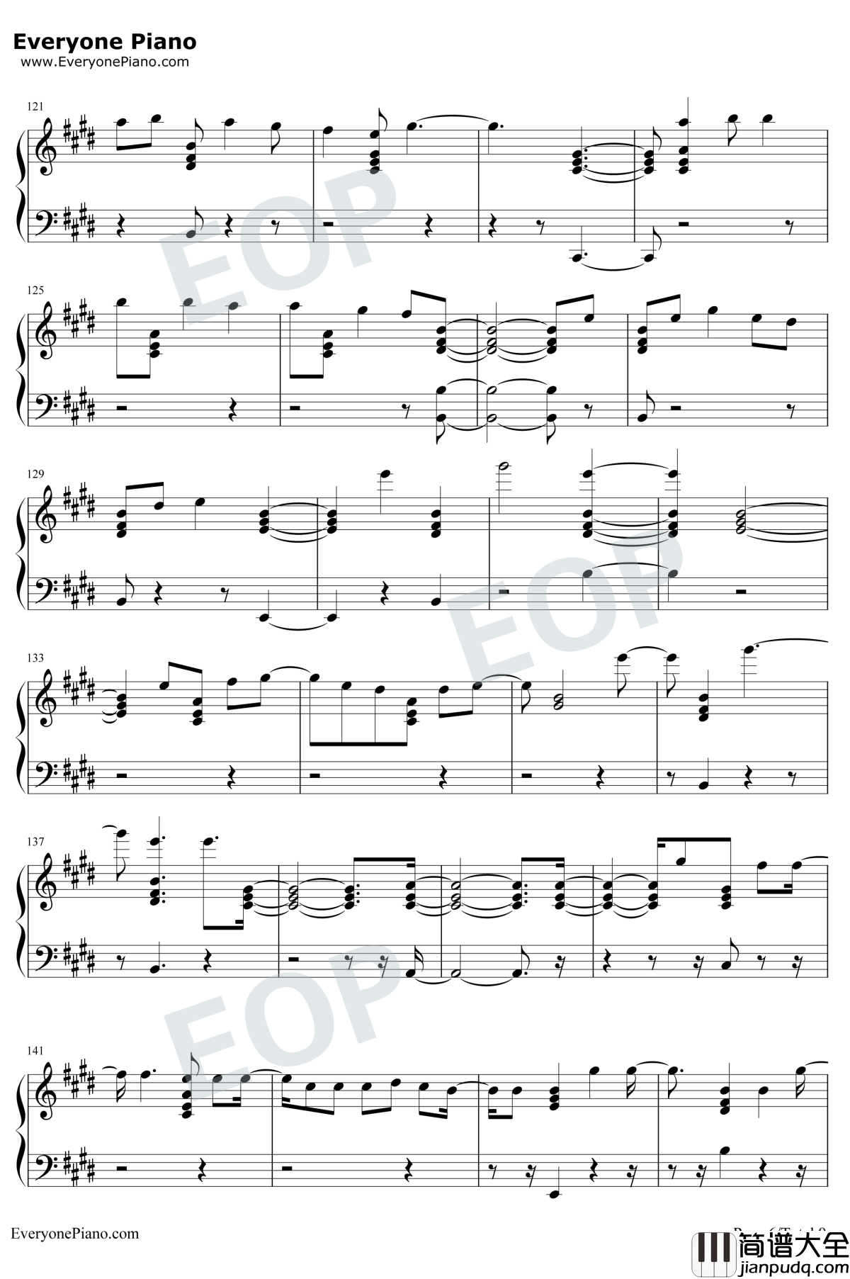 2002钢琴谱_Anne_Marie