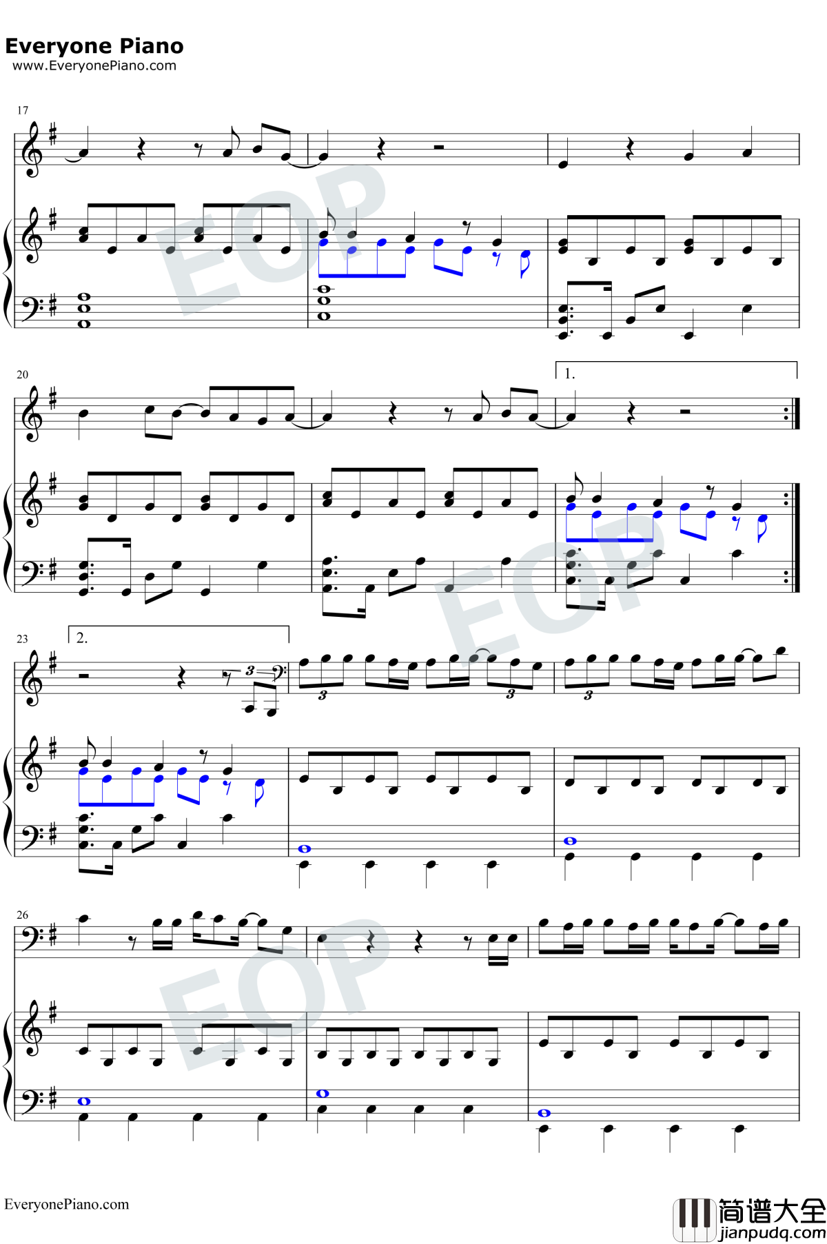 Mercy钢琴谱_Madame_Monsieur