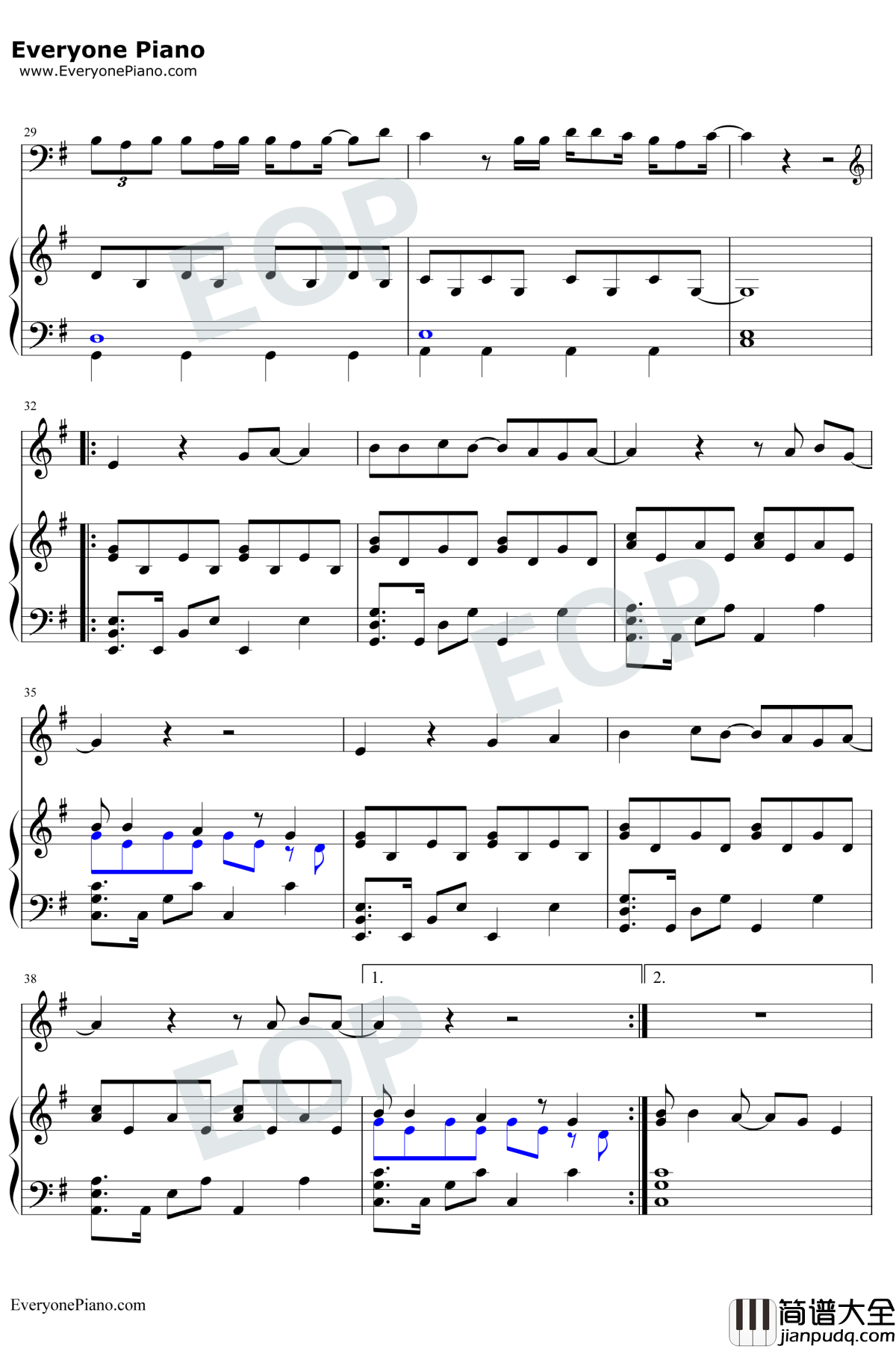 Mercy钢琴谱_Madame_Monsieur