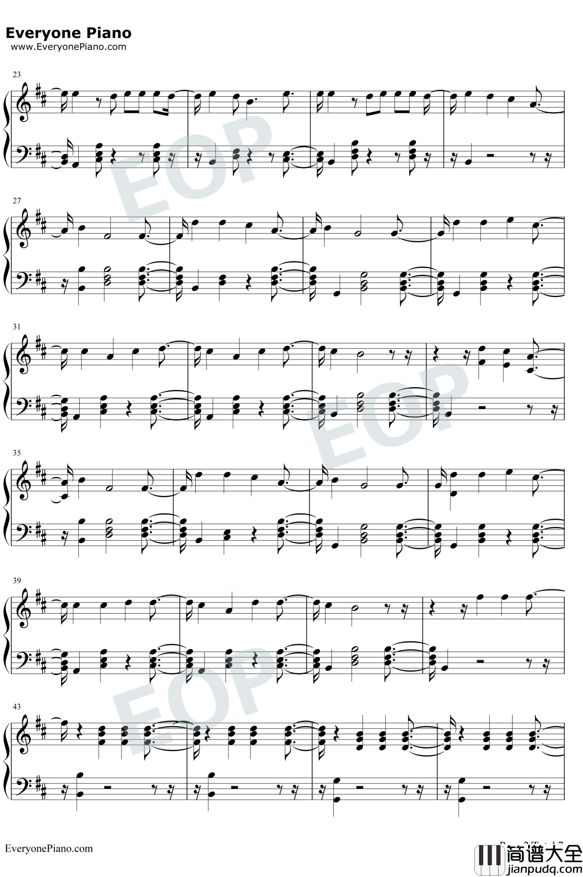 Sin_Pijama钢琴谱_Becky_G_/_Natti_Natasha