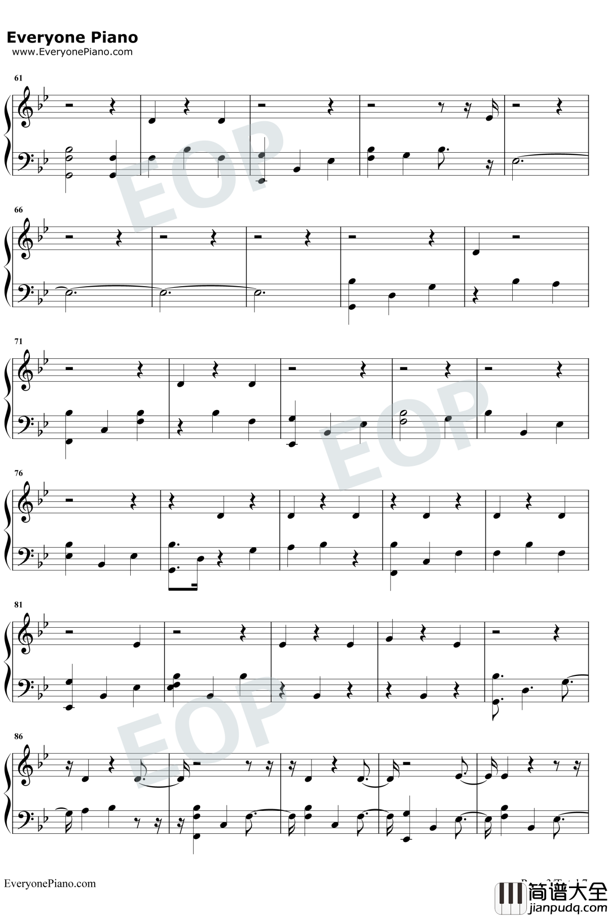 At_My_Weakest钢琴谱_James_Arthur