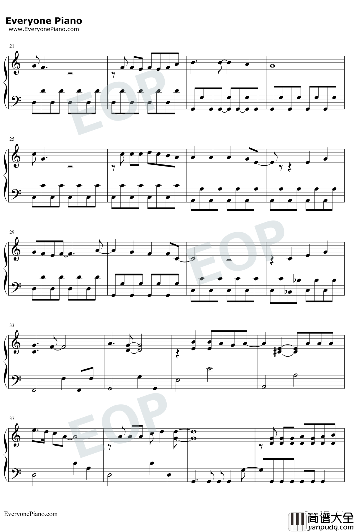 Honey钢琴谱_王心凌