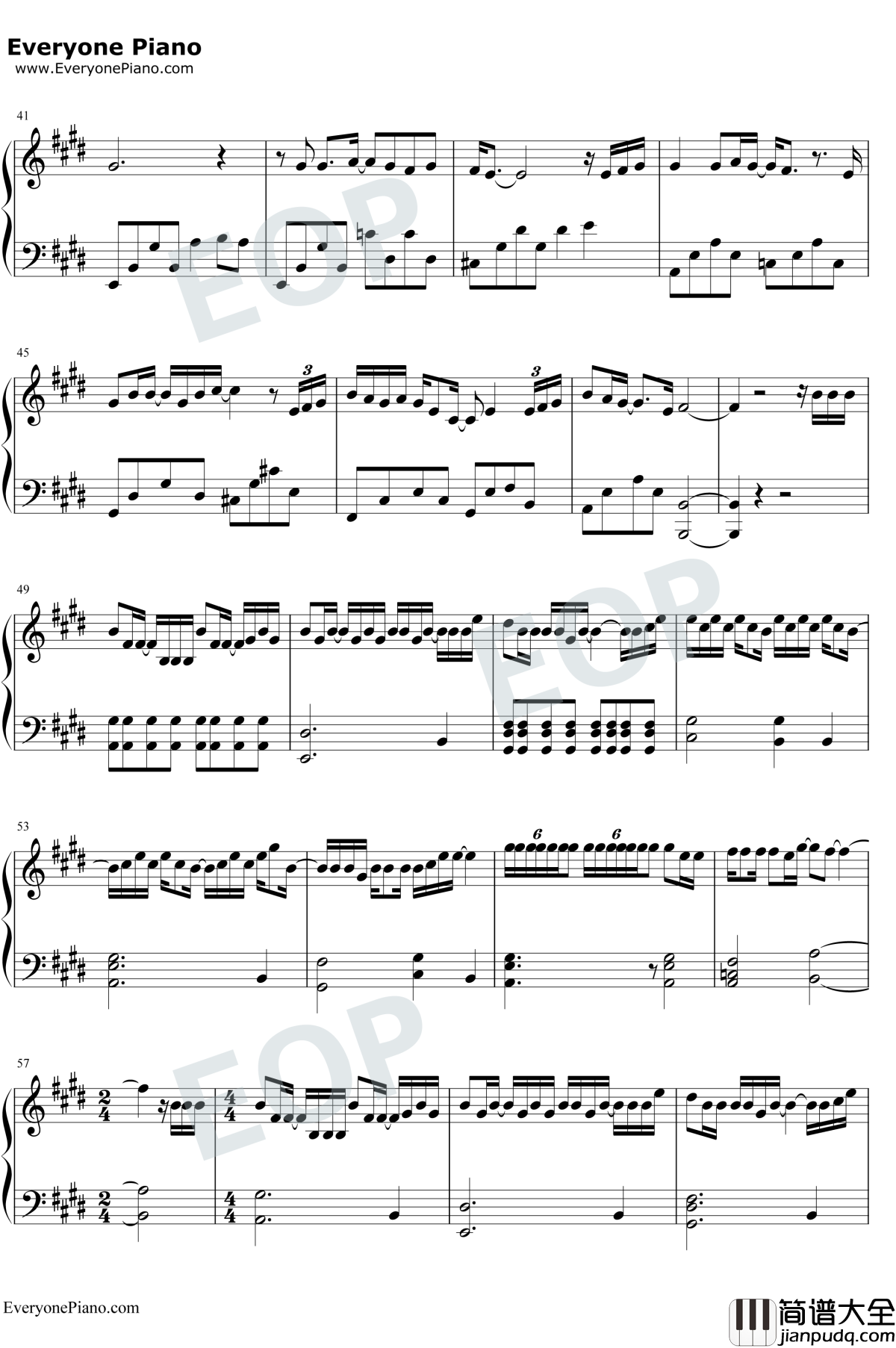 你要的全拿走钢琴谱_胡彦斌