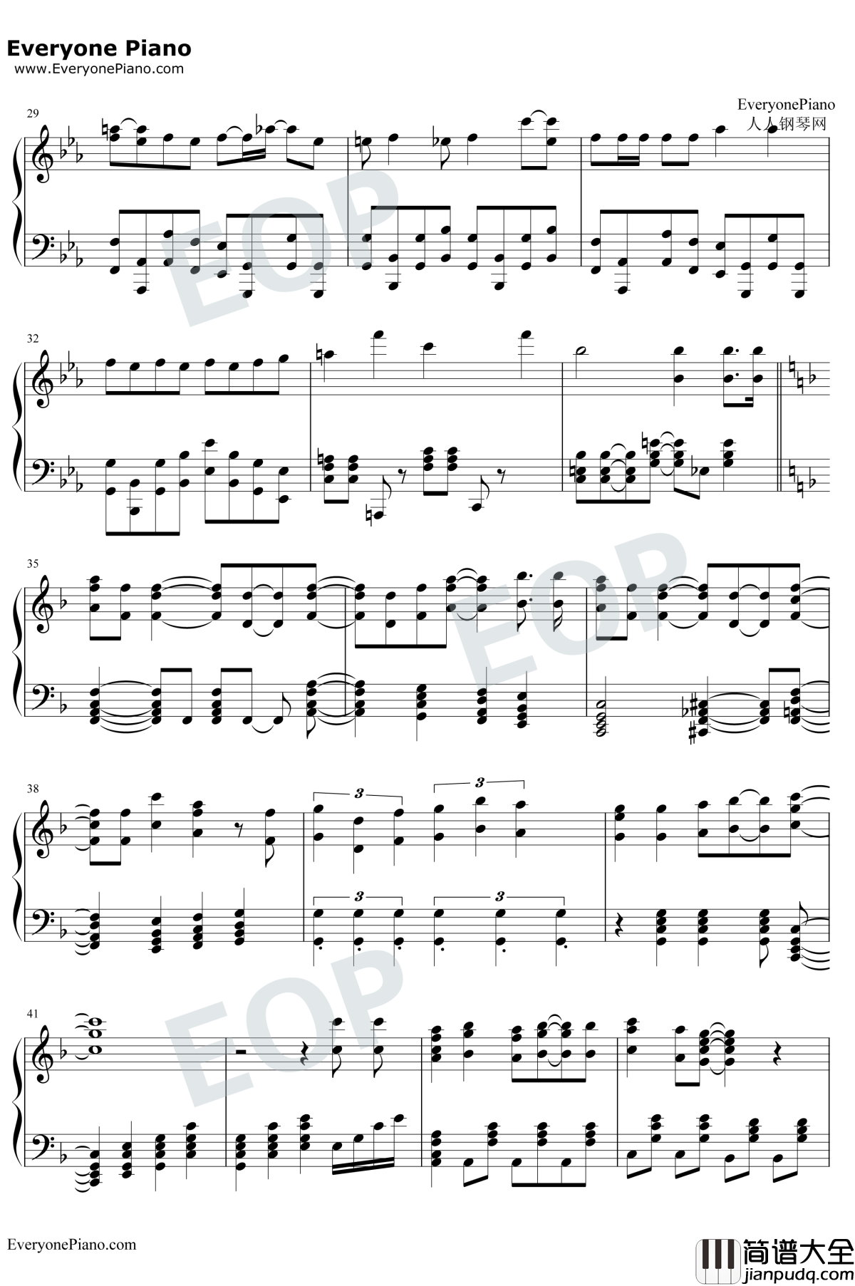 ちょちょちょゆるゆり☆かぷりっちょ钢琴谱_七森中☆ごらく部