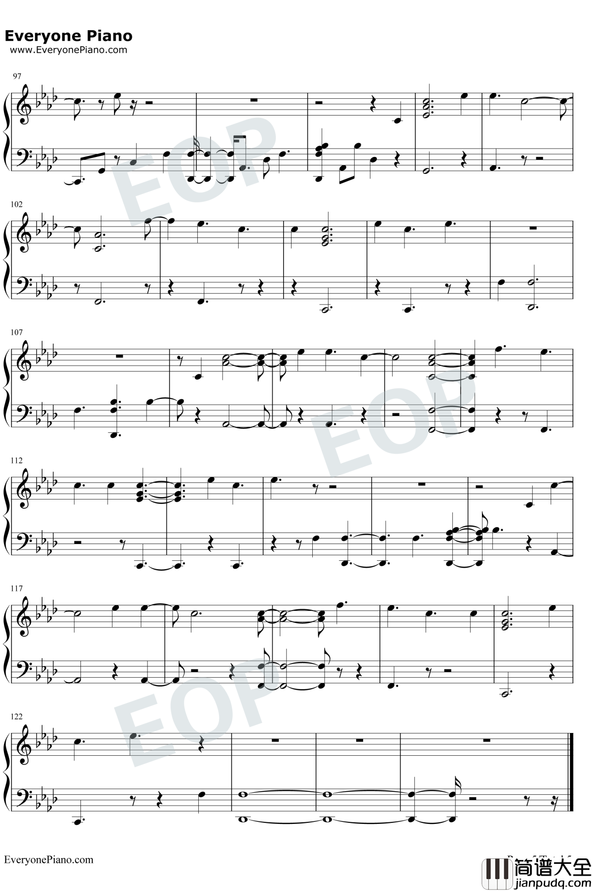 Yeah_Right钢琴谱_Joji