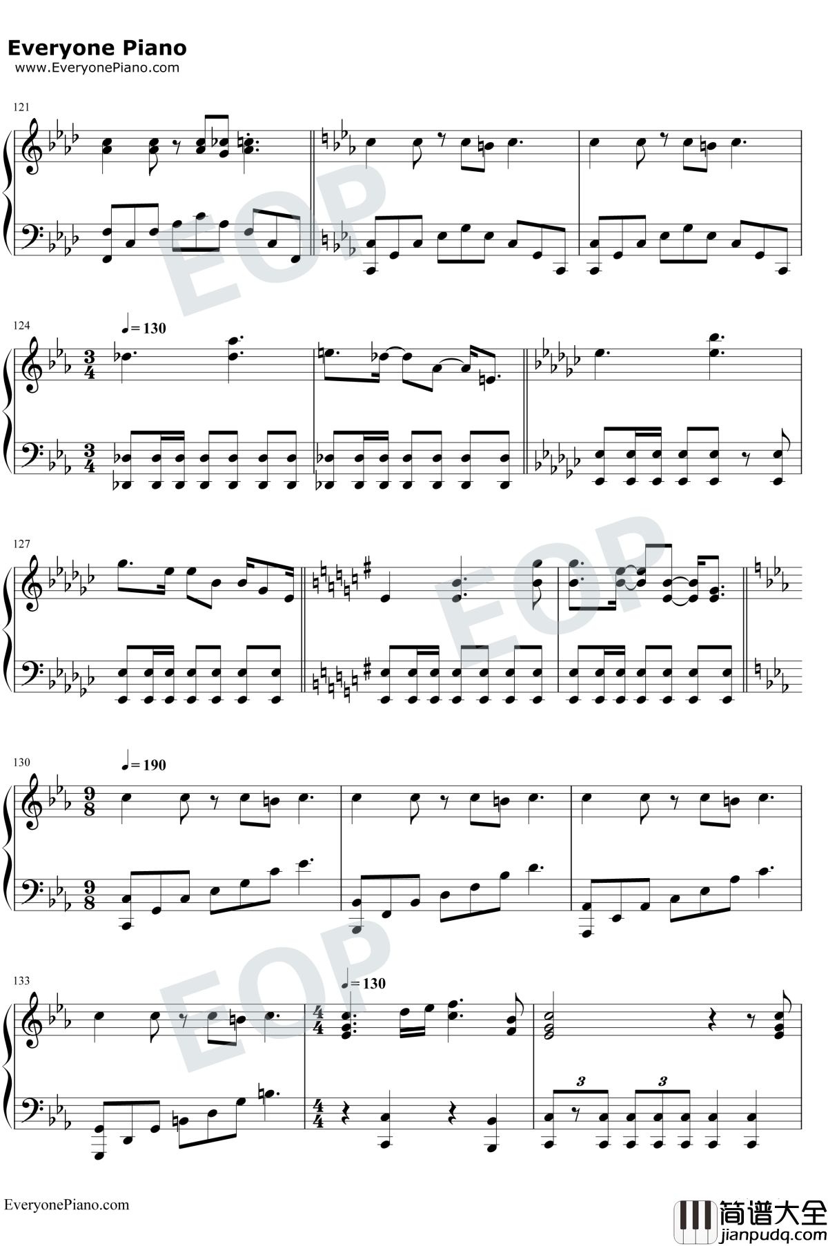 The_Adventures_of_Han钢琴谱_John_Williams_游侠索罗星球大战外传OST