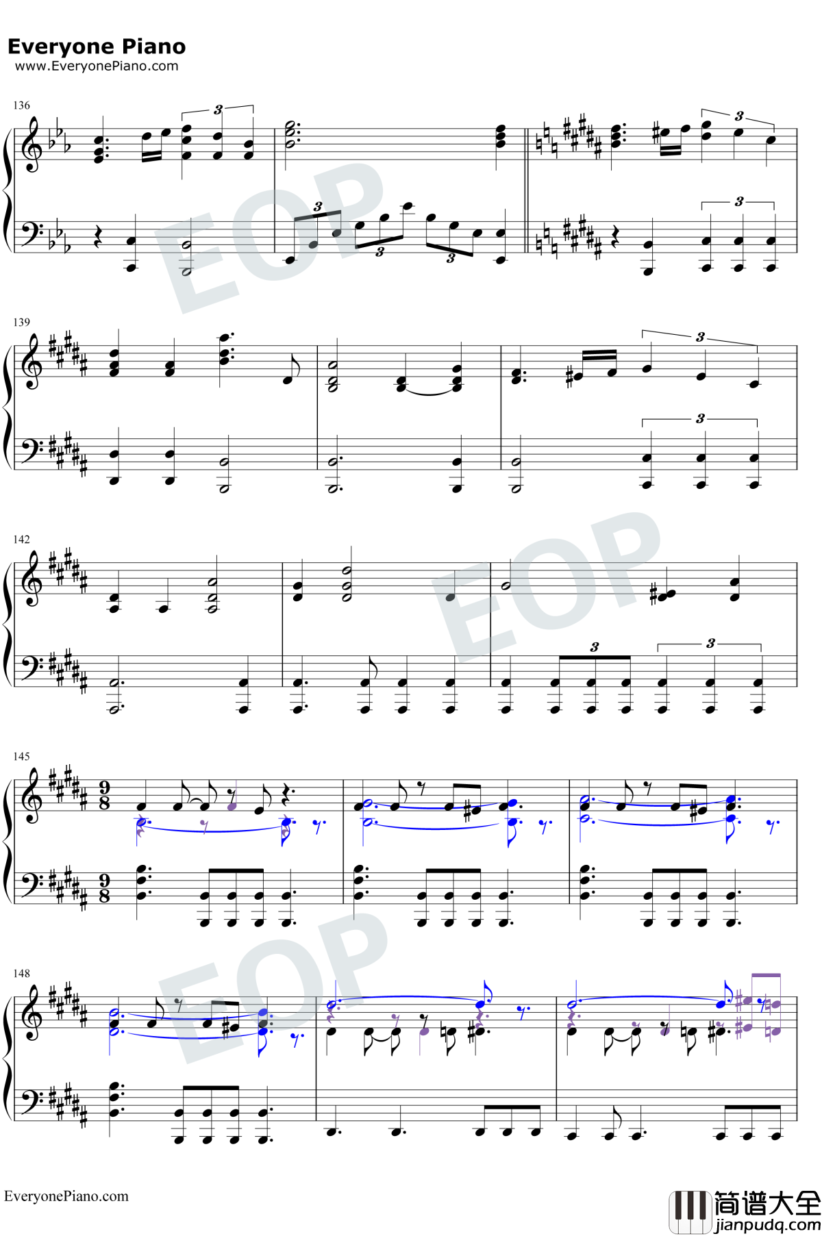 The_Adventures_of_Han钢琴谱_John_Williams_游侠索罗星球大战外传OST