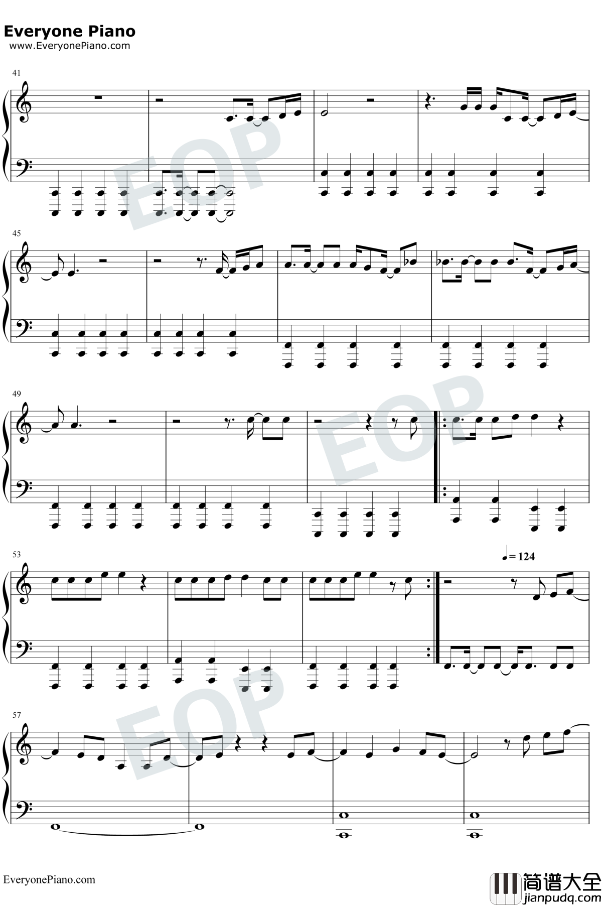 Finally_Free钢琴谱_Niall_Horan