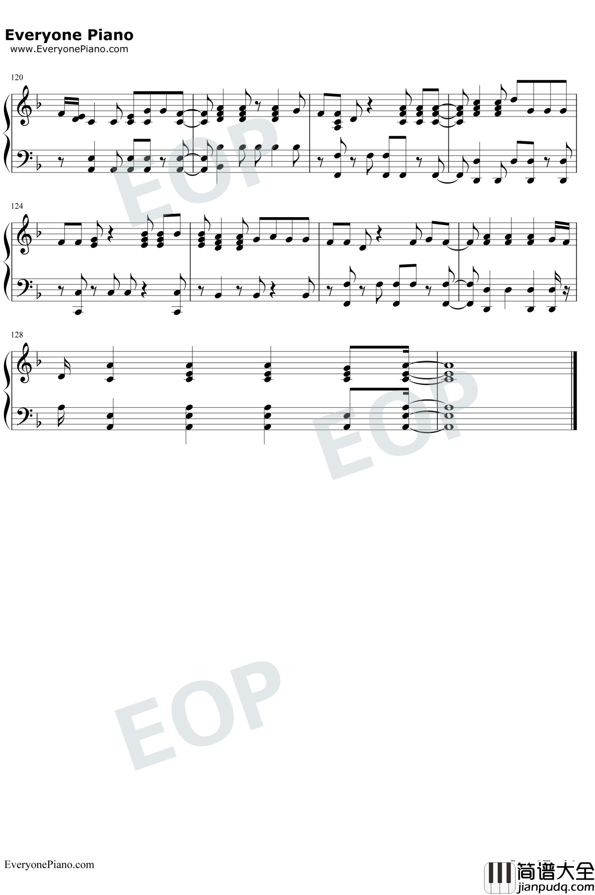 High_Hopes钢琴谱_Panic!_at_the_Disco