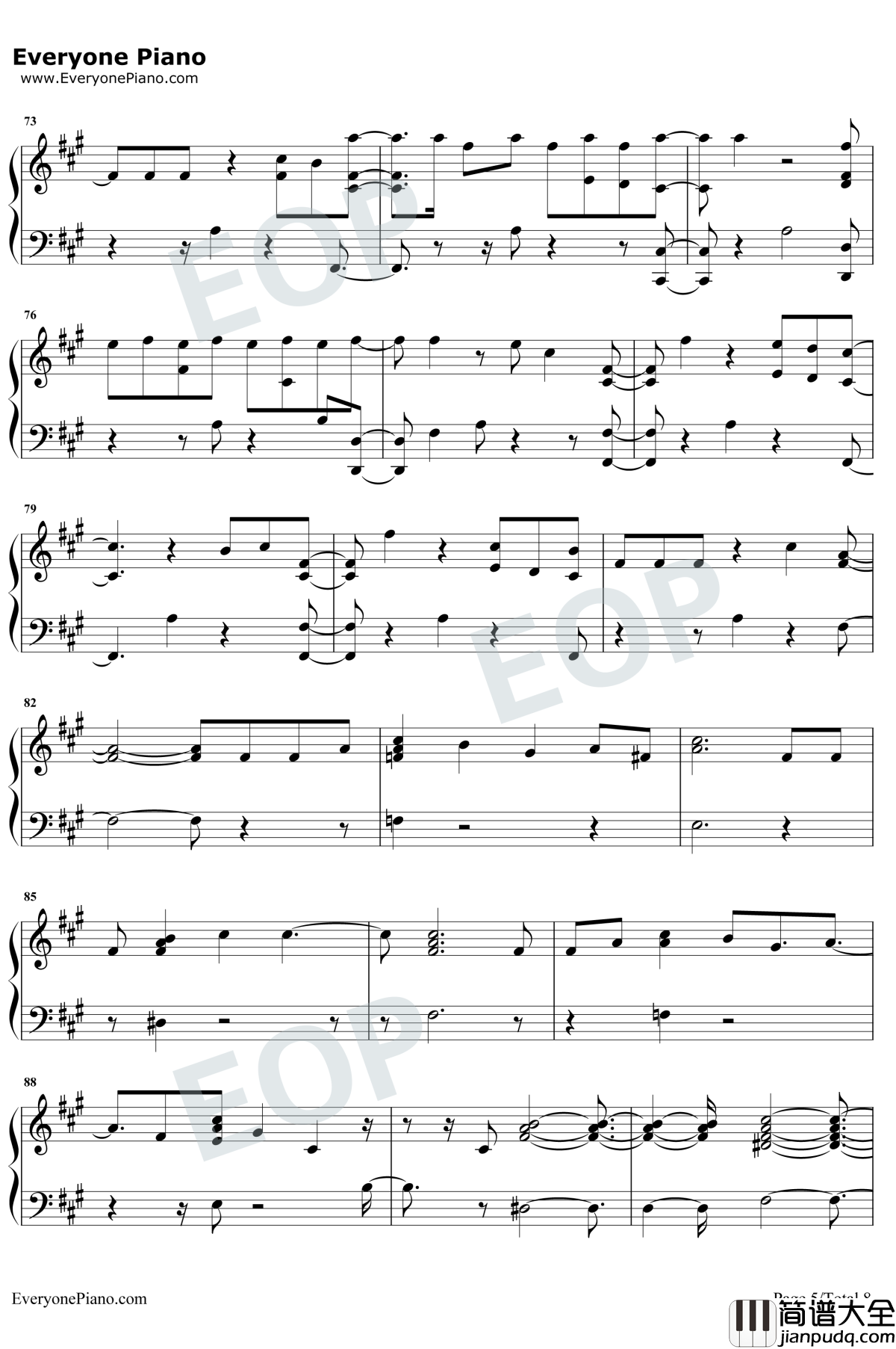 Say_Amen_Saturday_Night钢琴谱_Panic!_at_the_Disco