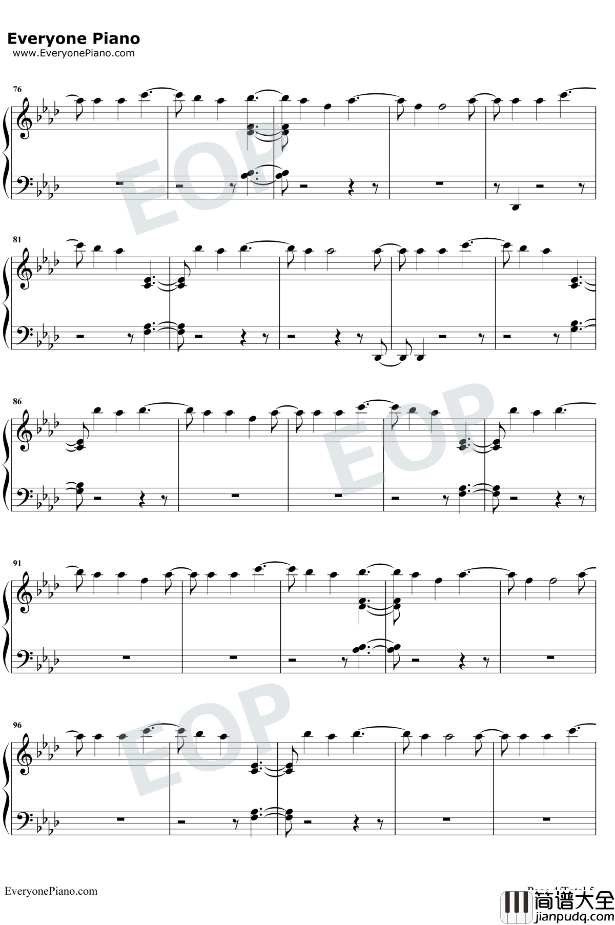 Nice_For_What钢琴谱_Drake