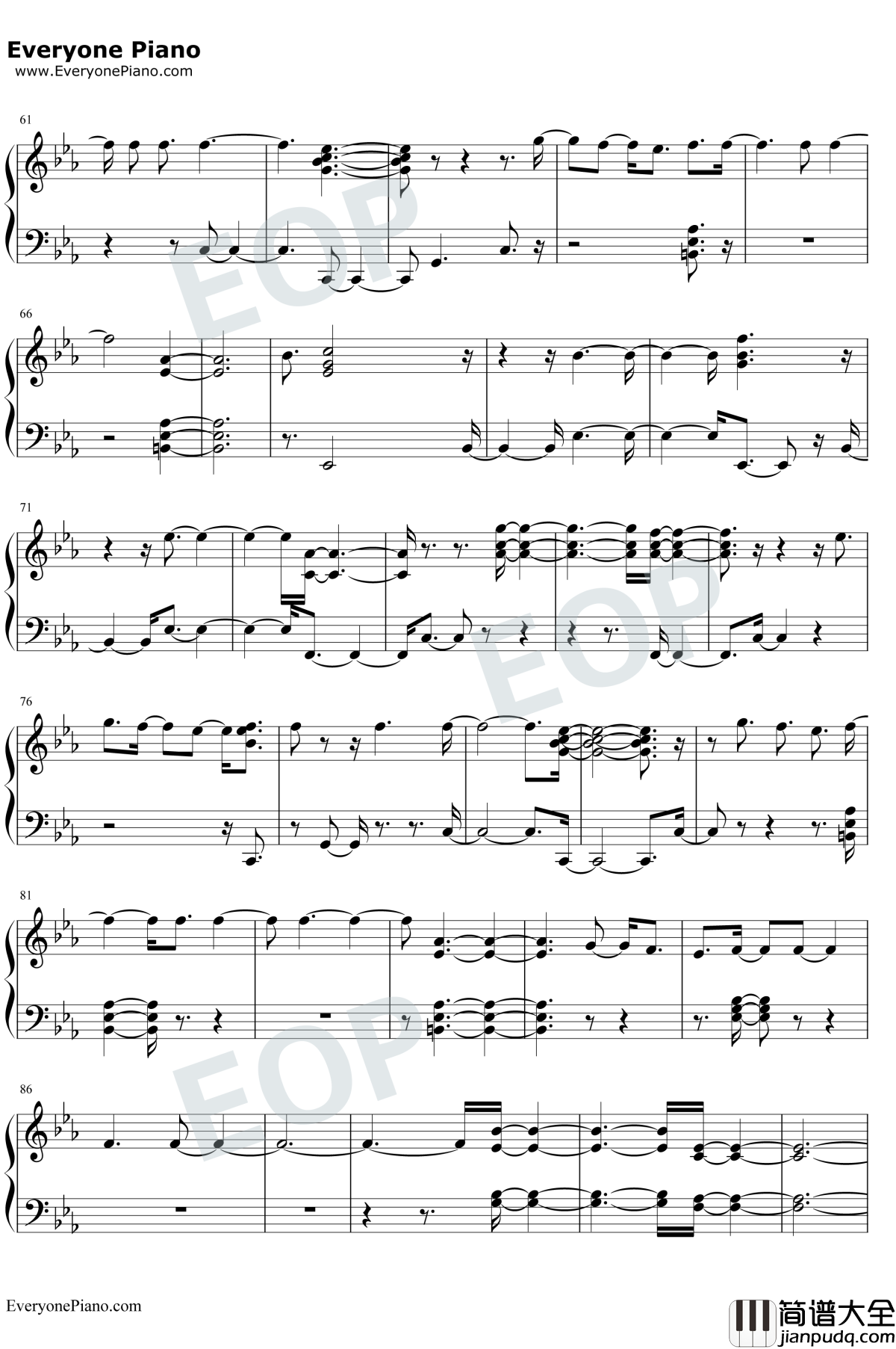 Why钢琴谱_Shawn_Mendes