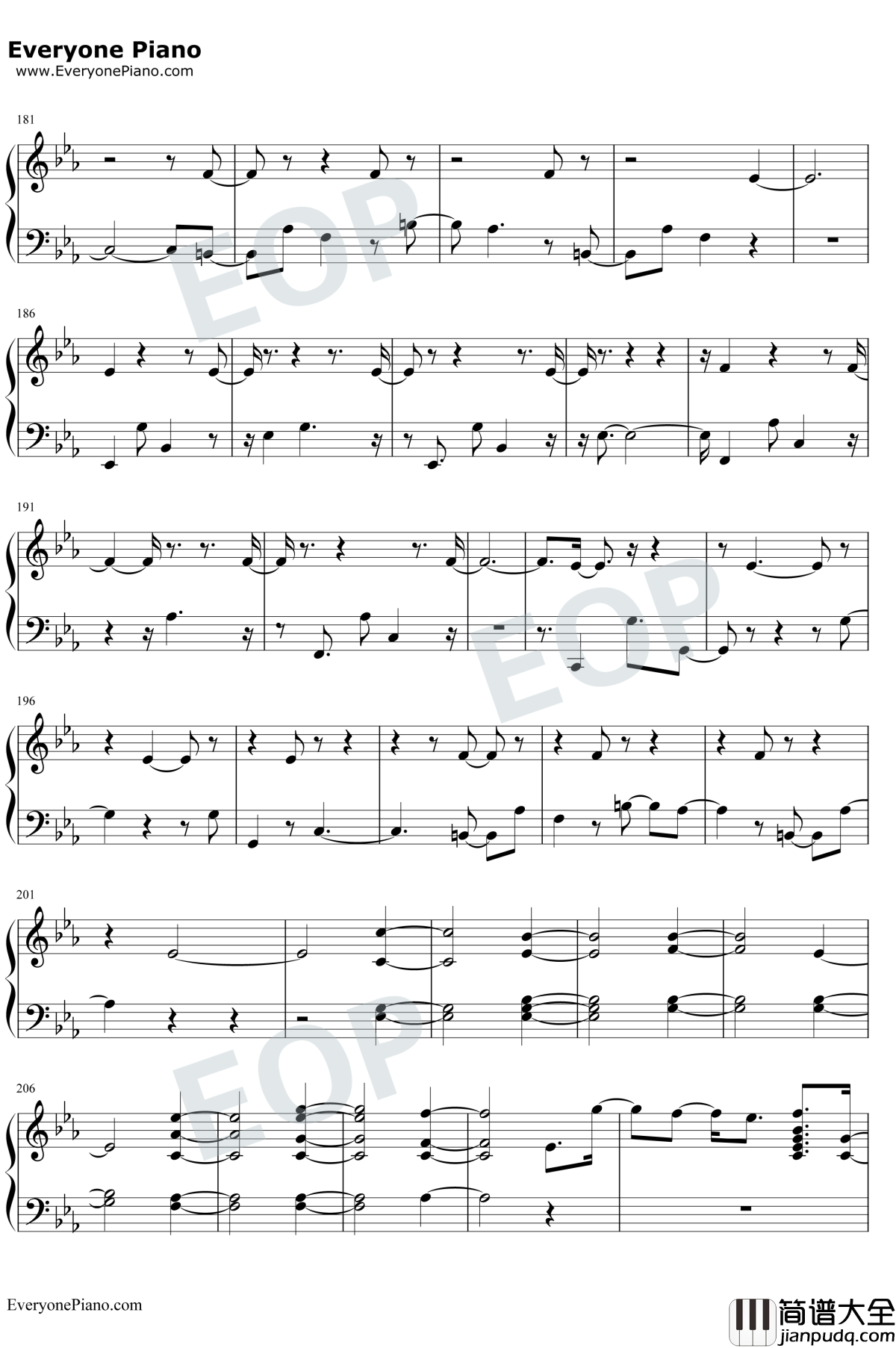 Why钢琴谱_Shawn_Mendes