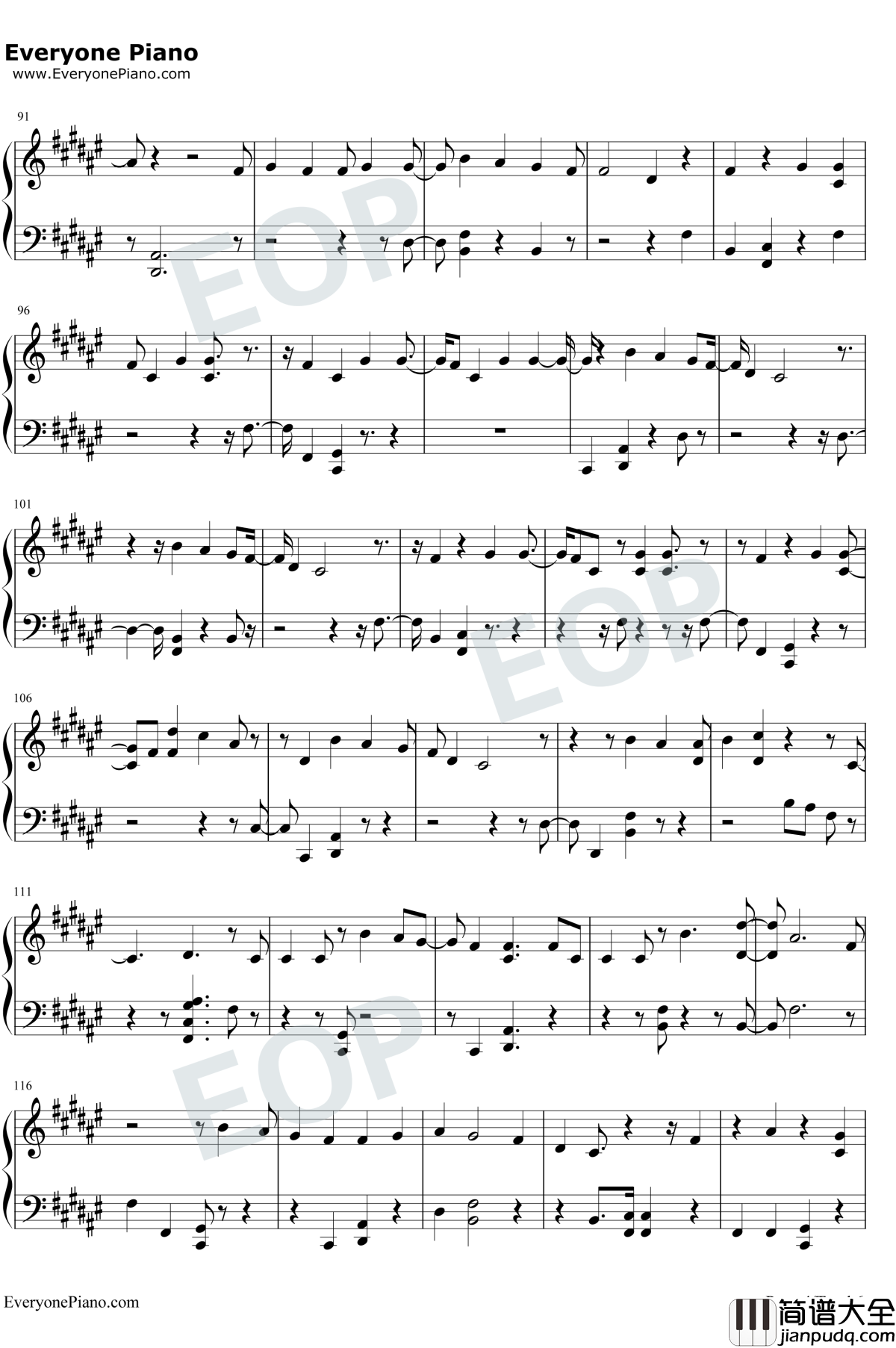 Magic_Shop钢琴谱_防弹少年团