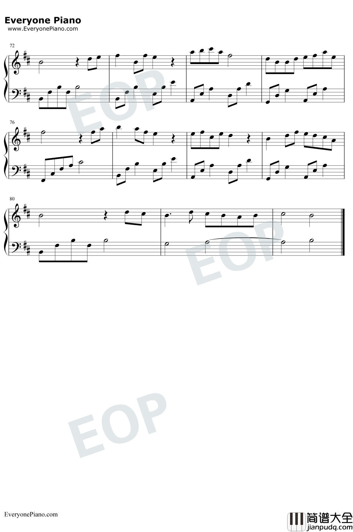 嘴巴嘟嘟钢琴谱_刘子璇