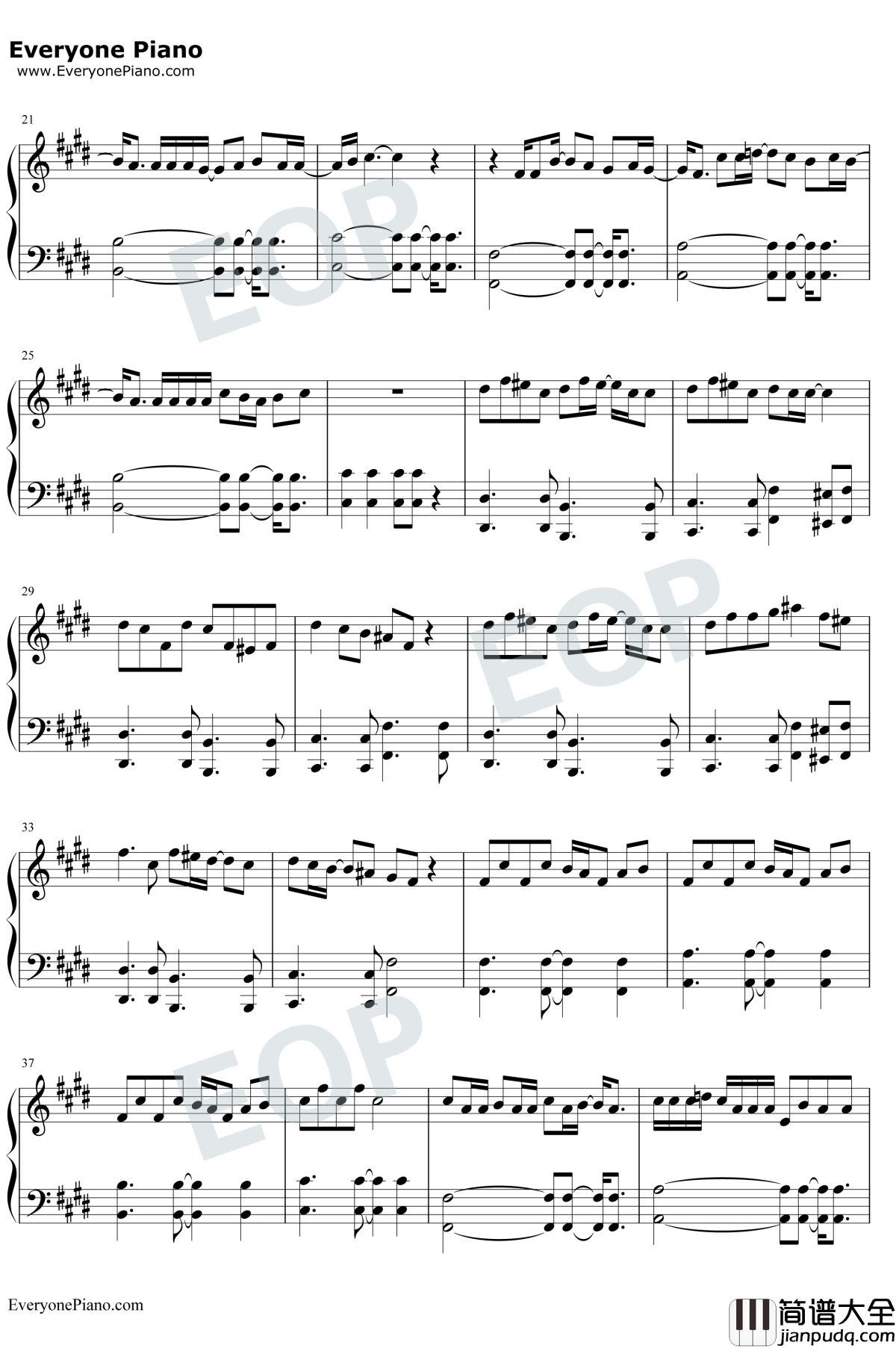 LOSER钢琴谱_米津玄师