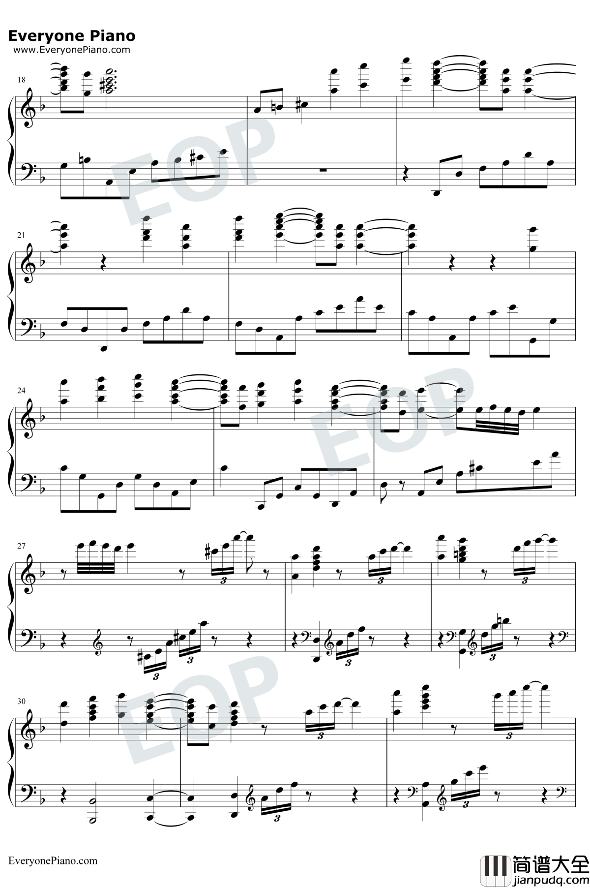 出埃及记钢琴谱_马克西姆_大师级的史诗作品