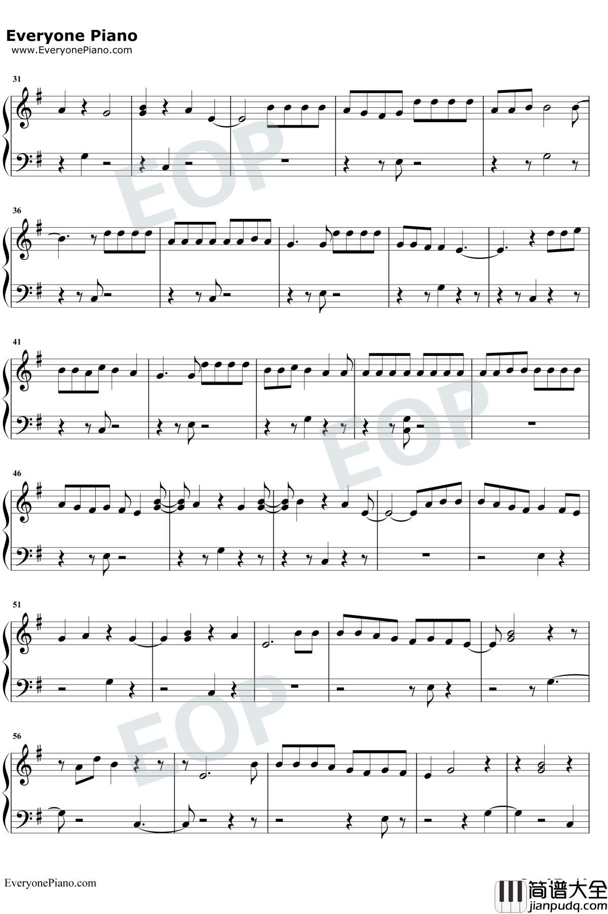 Hard_2_Face_Reality钢琴谱_Poo_Bear_/_Justin_Bieber_/_Jay_Electronica