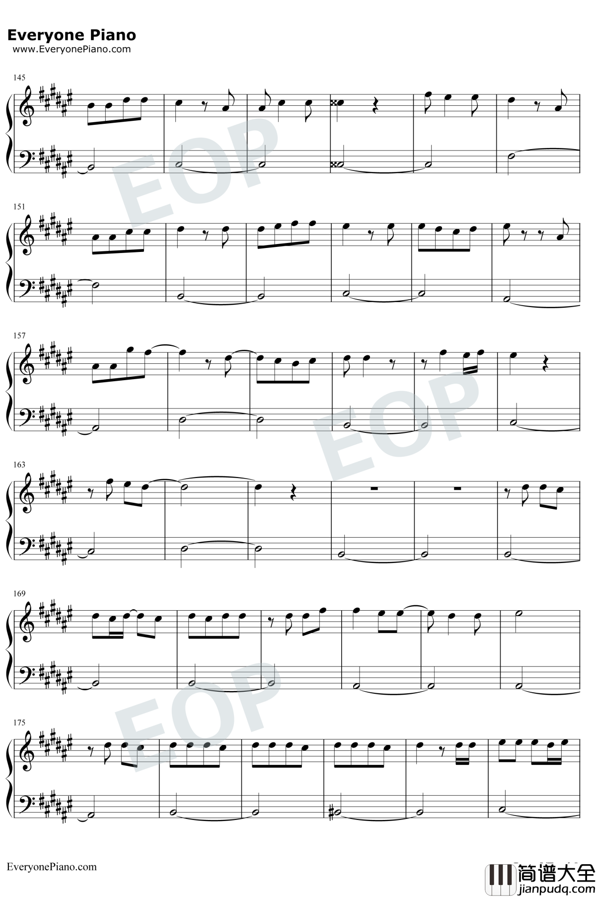 夏疾風钢琴谱_岚