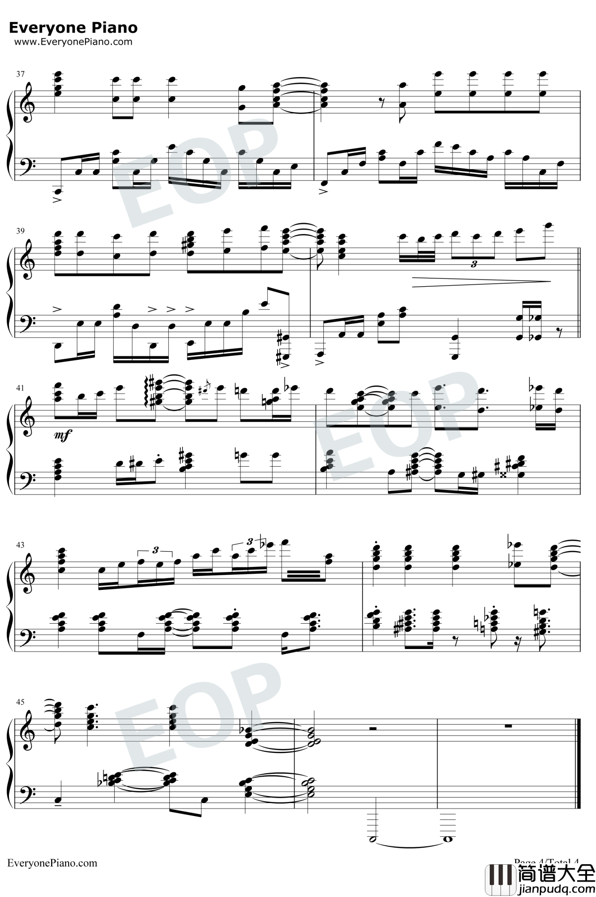 ロングホープ・フィリア钢琴谱_菅田将晖