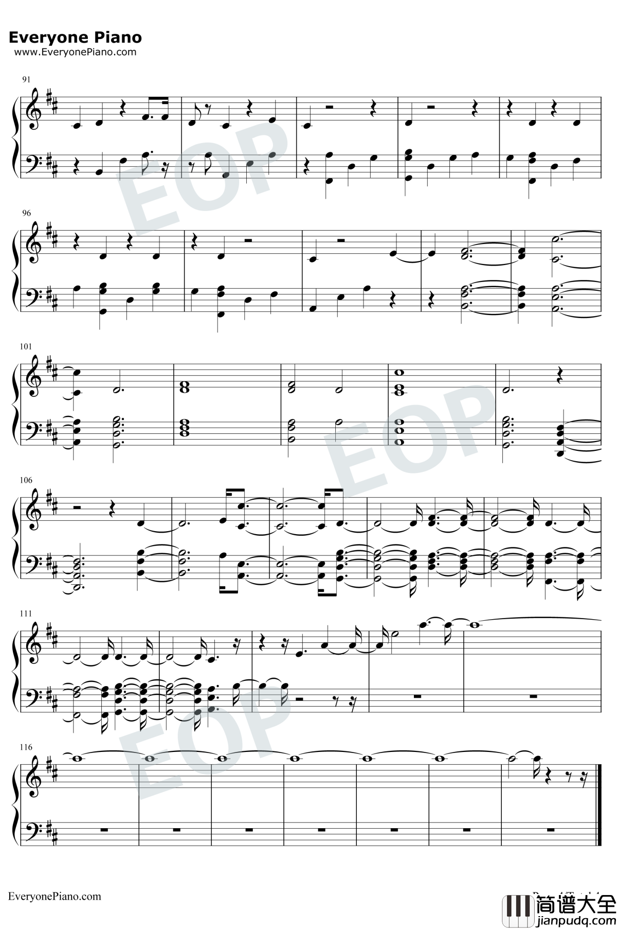 Scars钢琴谱_Sam_Smith