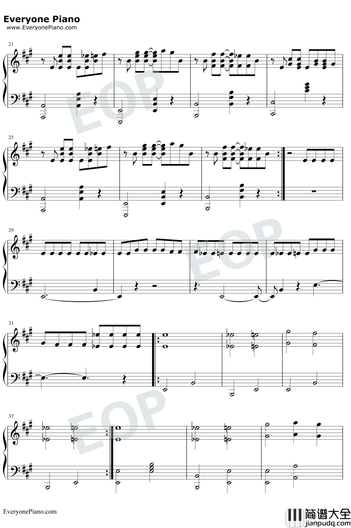 Force钢琴谱_Alan_Walker