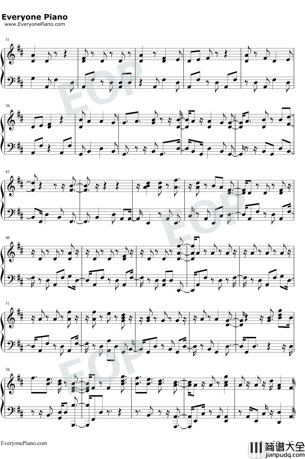 Next_to_Me钢琴谱_Imagine_Dragons