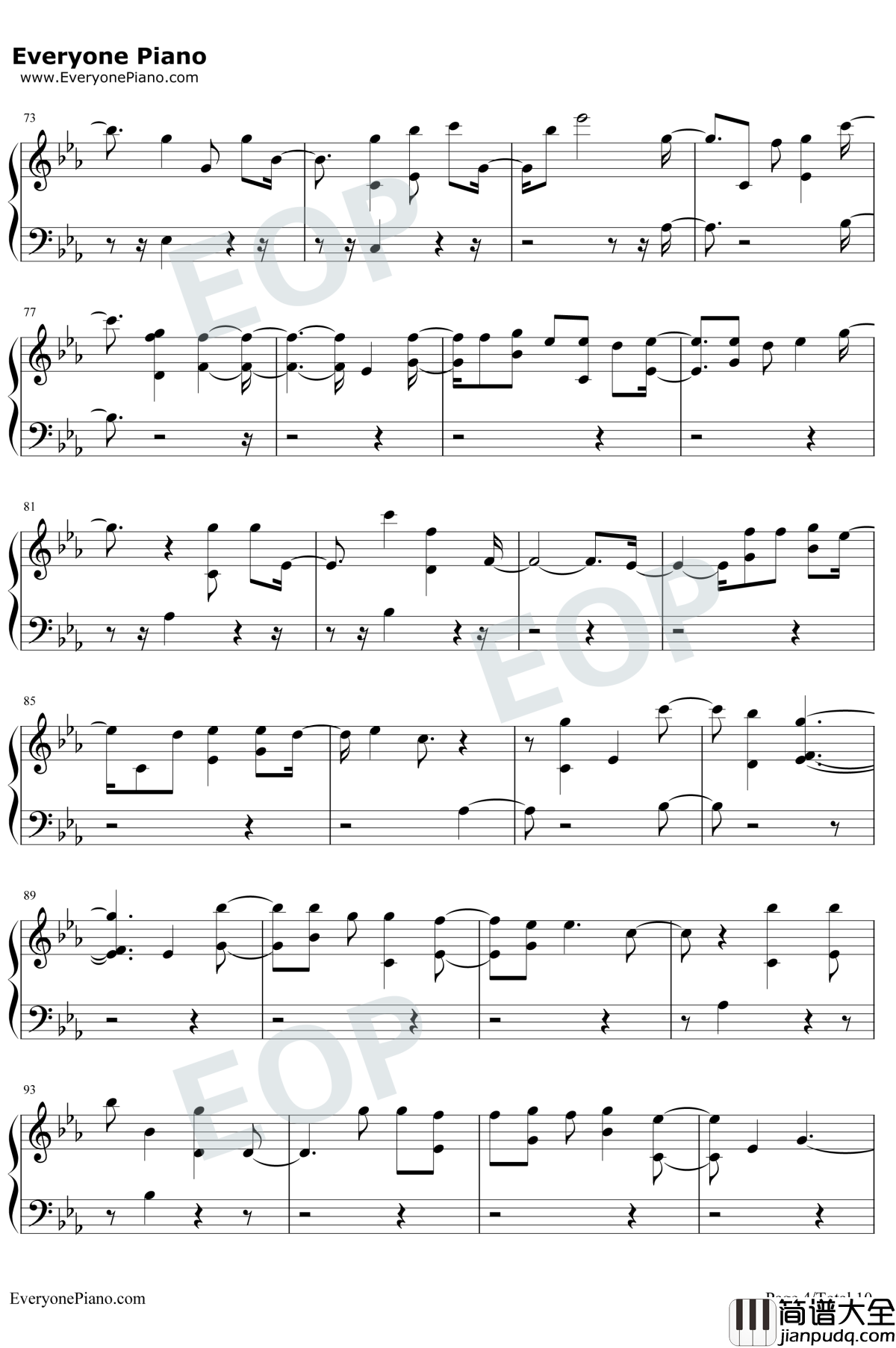 Is_That_For_Me钢琴谱_Alesso/Anitta