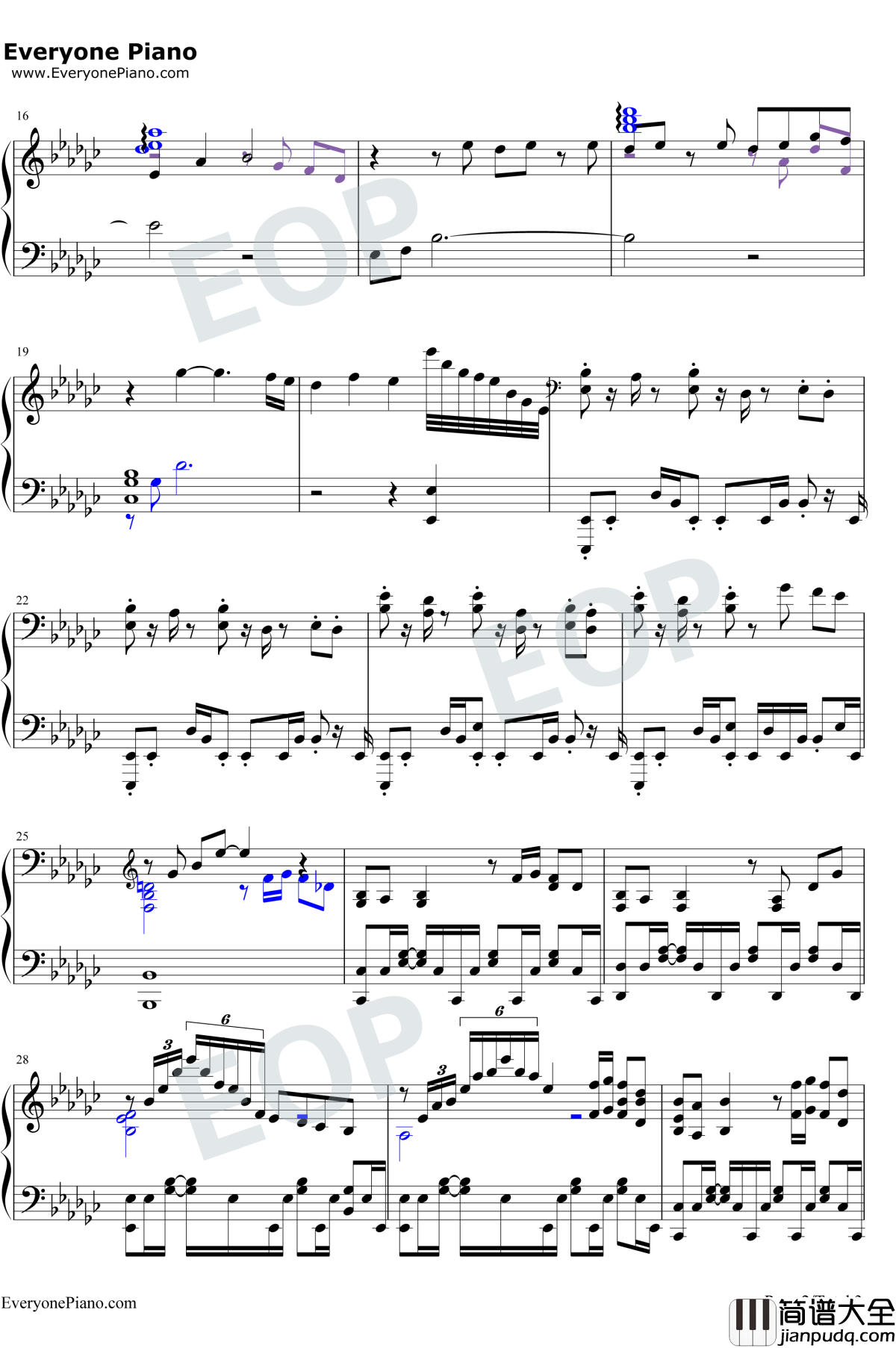 Silent_Solitude钢琴谱_OxT