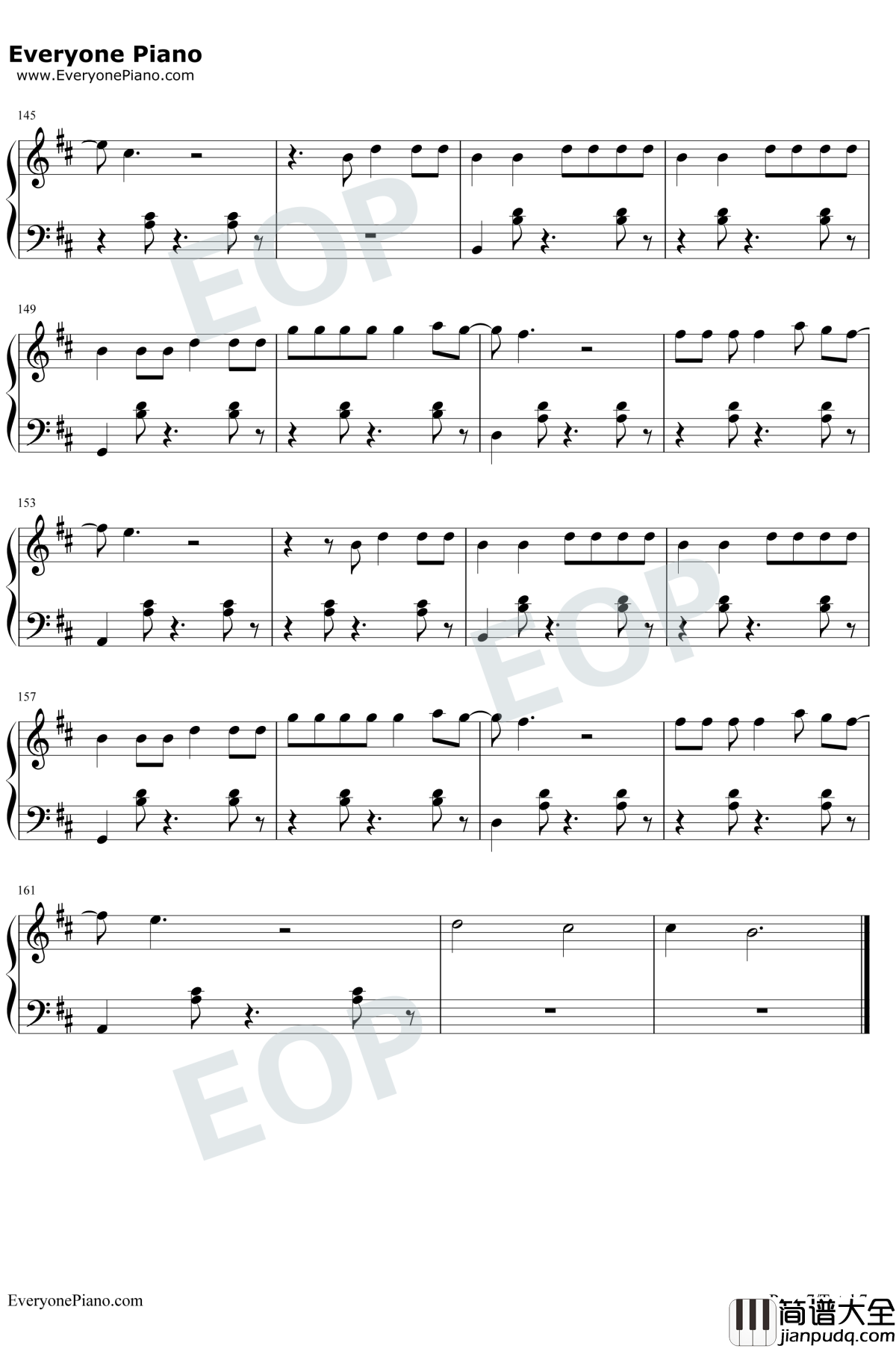 Despacito钢琴谱_Luis_Fonsi/Daddy_Yankee