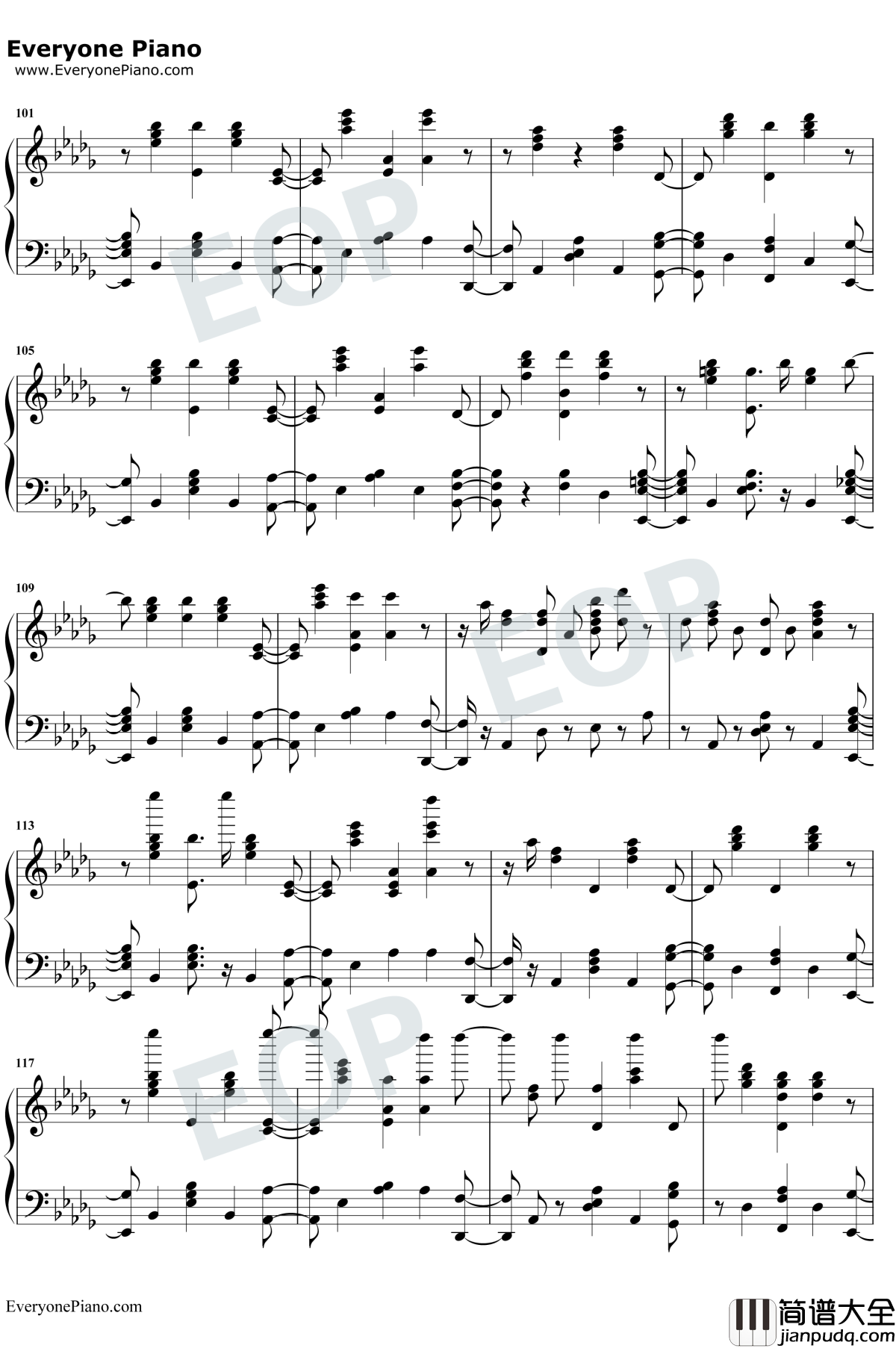 Santa's_Coming_For_Us钢琴谱_Sia/Greg_Kurstin