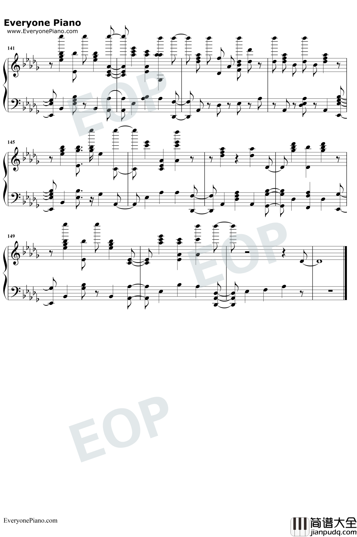 Santa's_Coming_For_Us钢琴谱_Sia/Greg_Kurstin