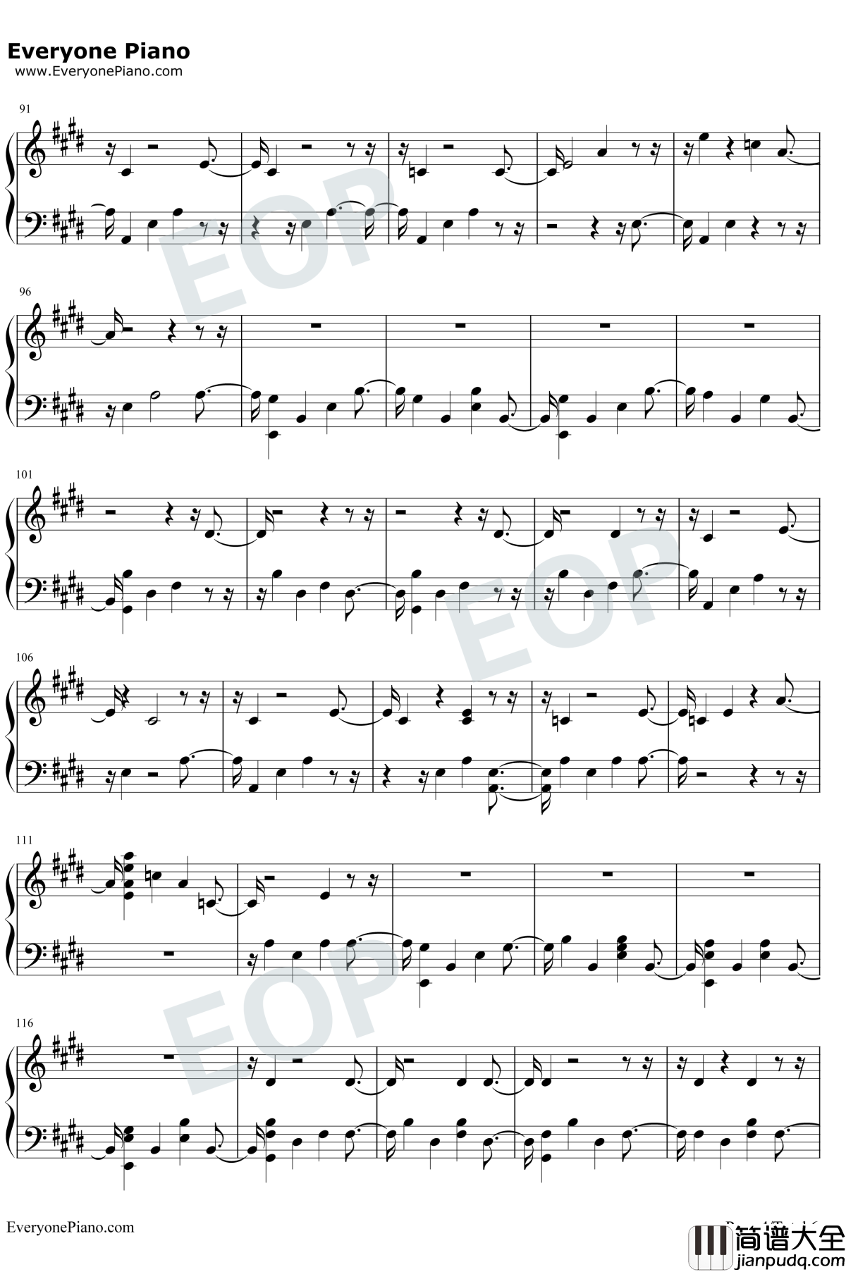 Midnight_Train钢琴谱_Sam_Smith