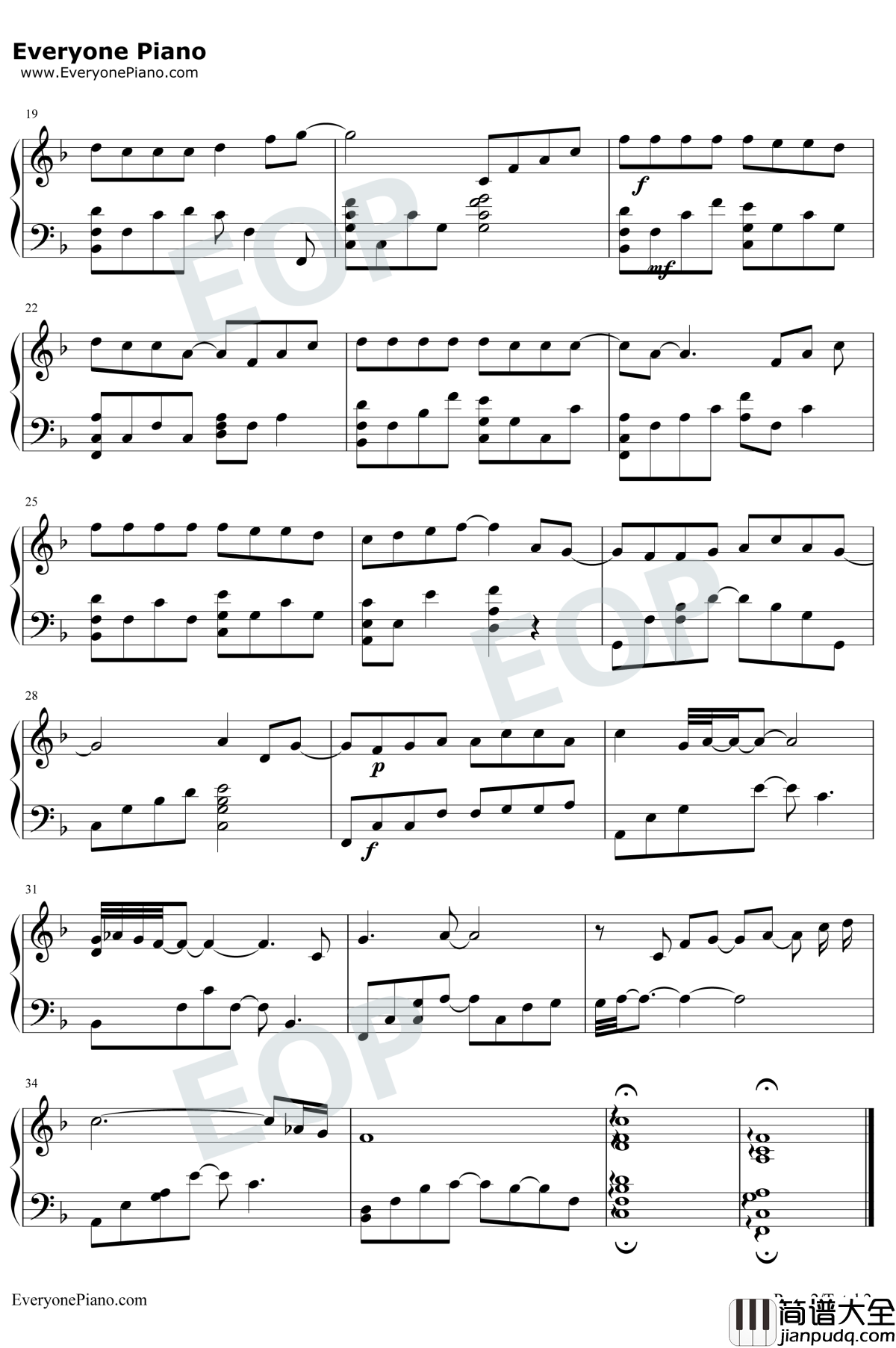 需要人陪钢琴谱_王力宏