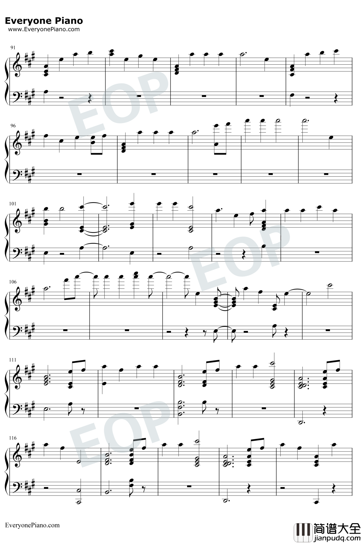 Let_Me钢琴谱_Zayn