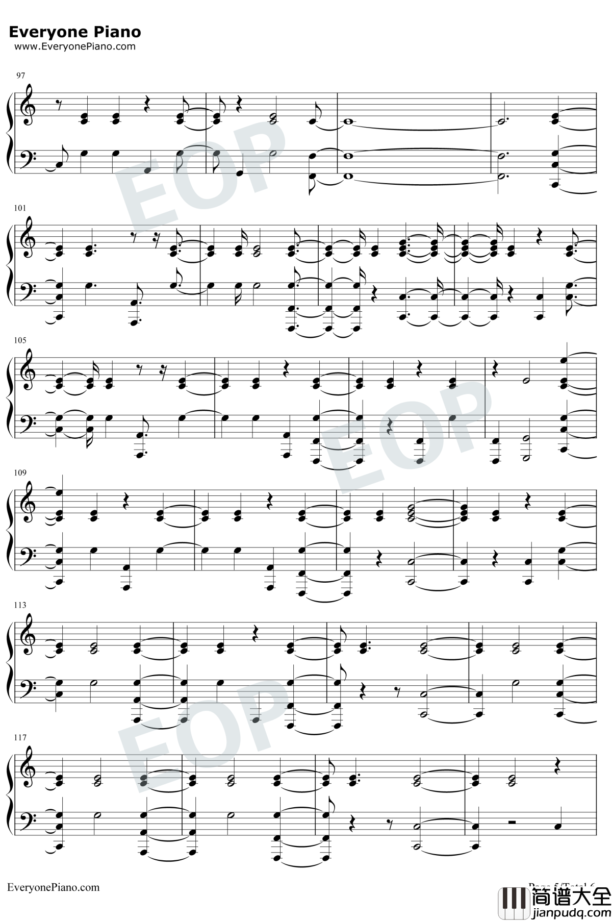 New_Year's_Day钢琴谱_Taylor_Swift