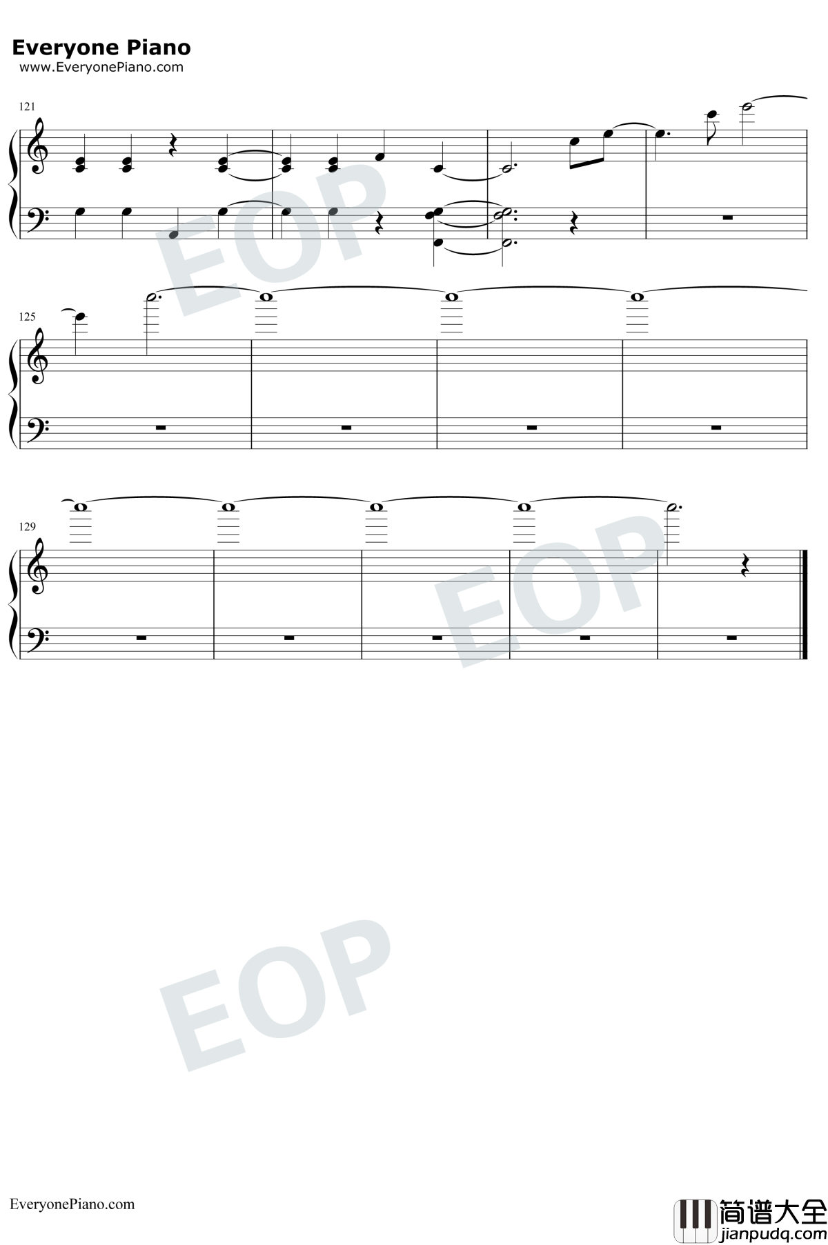 New_Year's_Day钢琴谱_Taylor_Swift